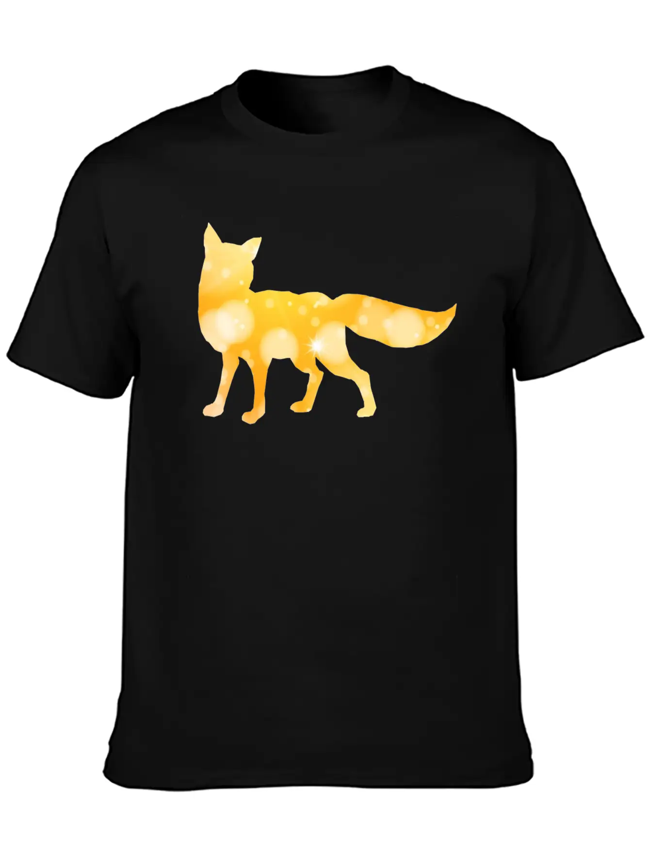 Abstract Fox Breathable Soft Cotton T-Shirt – Timeless Casual Look