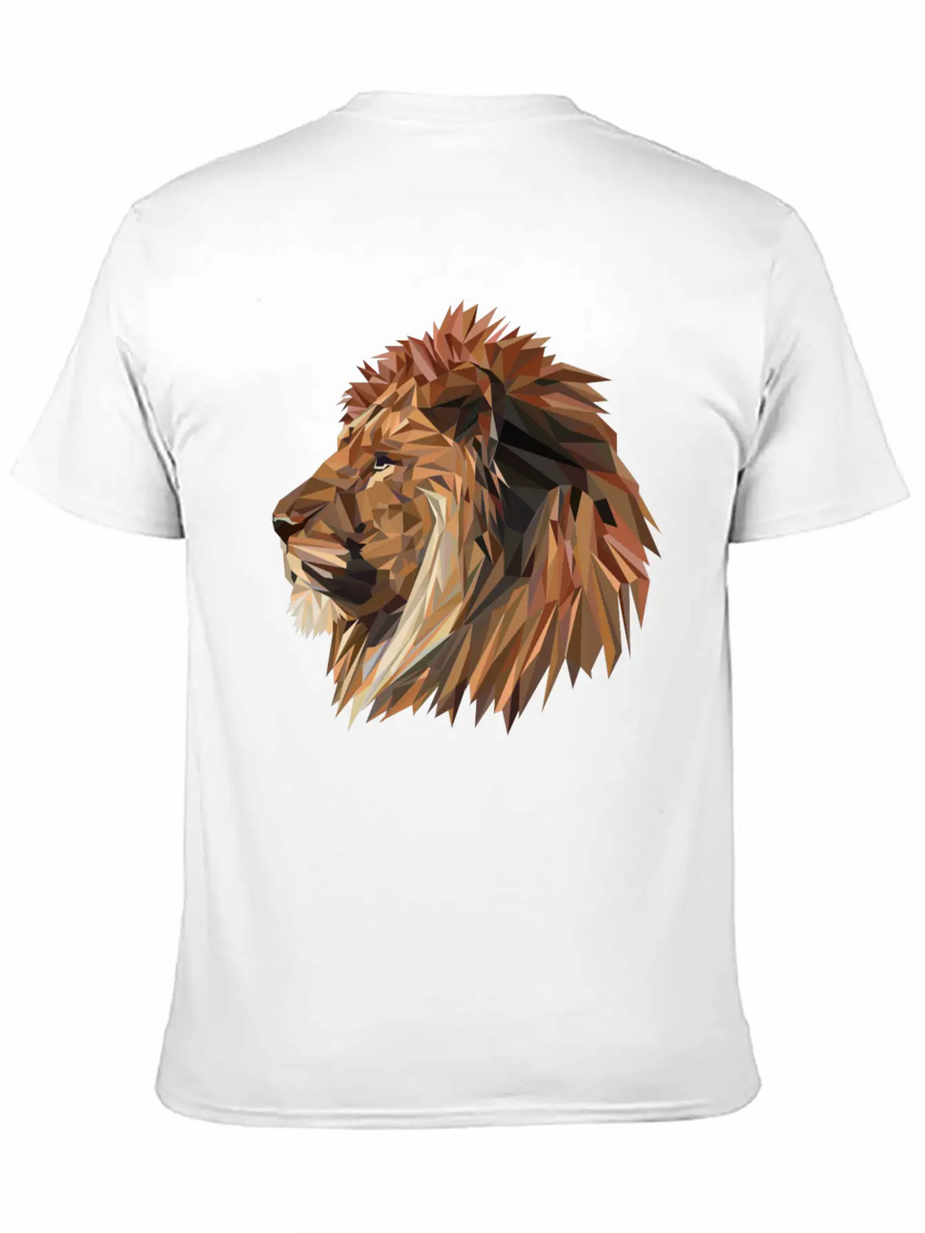 Abstract Lion Classic Fit Graphic Tee For Daily Comfort – Unisex Cotton Shirt