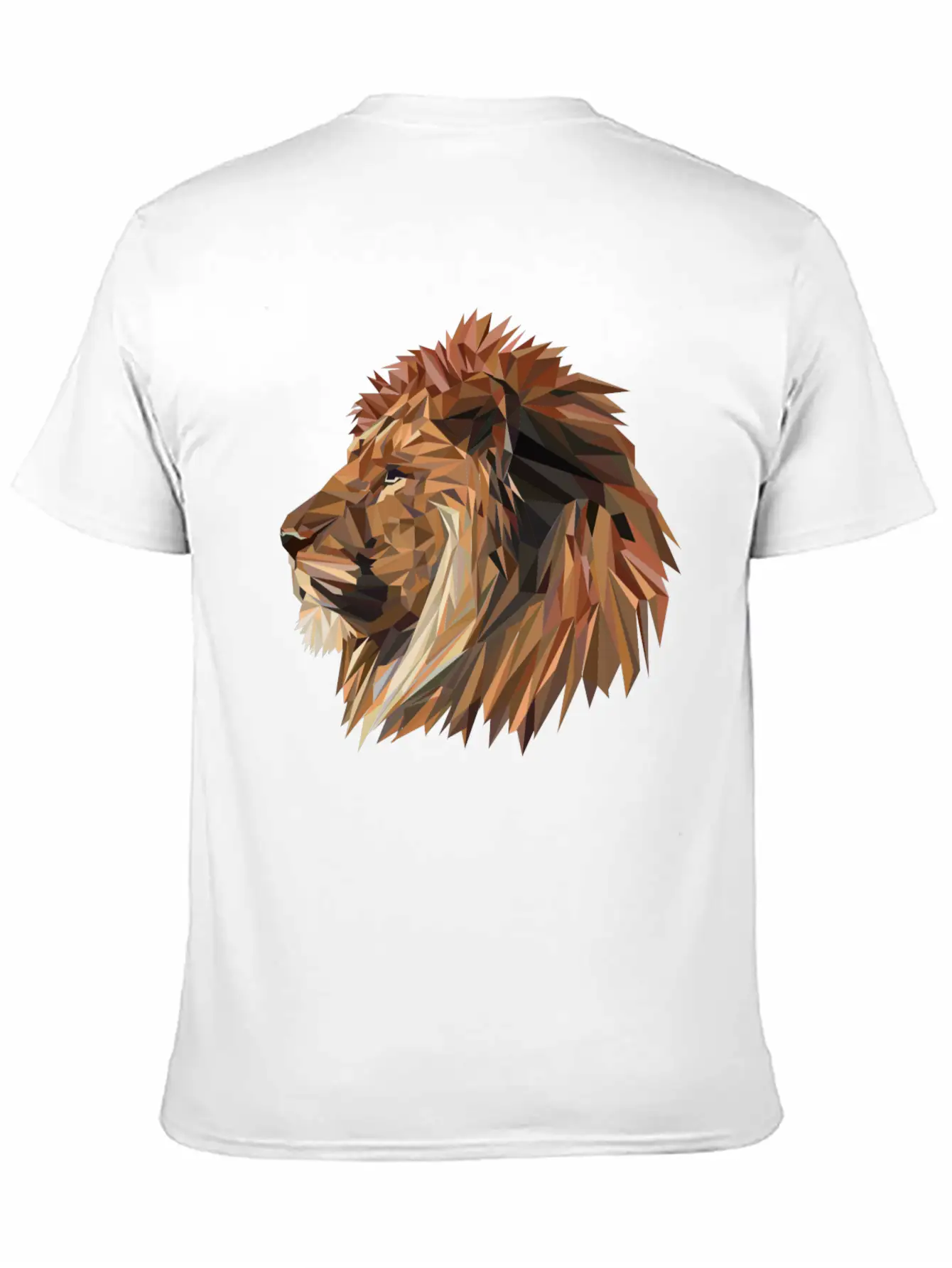 Abstract Lion Classic Fit Graphic Tee For Daily Comfort – Unisex Cotton Shirt