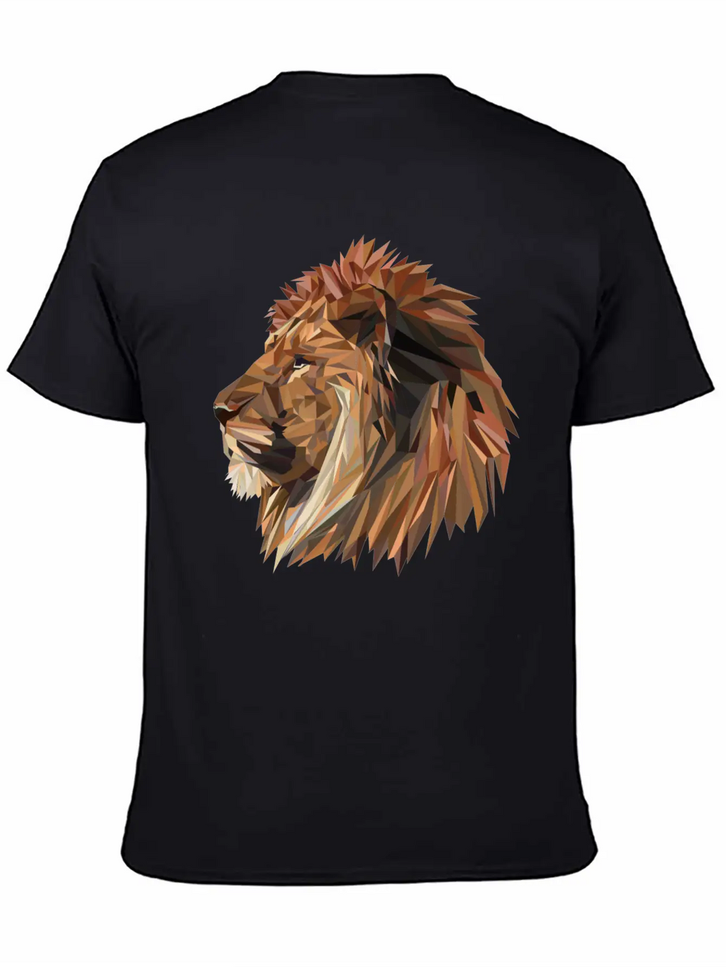 Abstract Lion Classic Fit Graphic Tee For Daily Comfort – Unisex Cotton Shirt