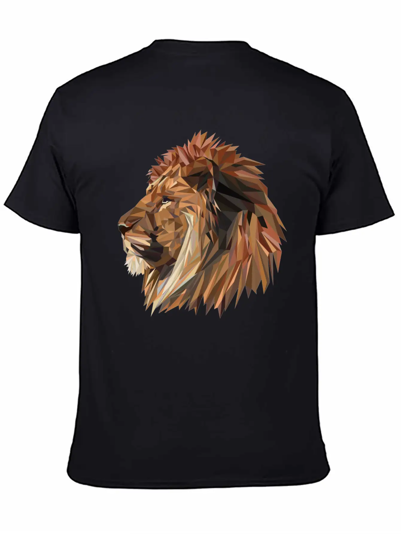 Abstract Lion Classic Fit Graphic Tee For Daily Comfort – Unisex Cotton Shirt