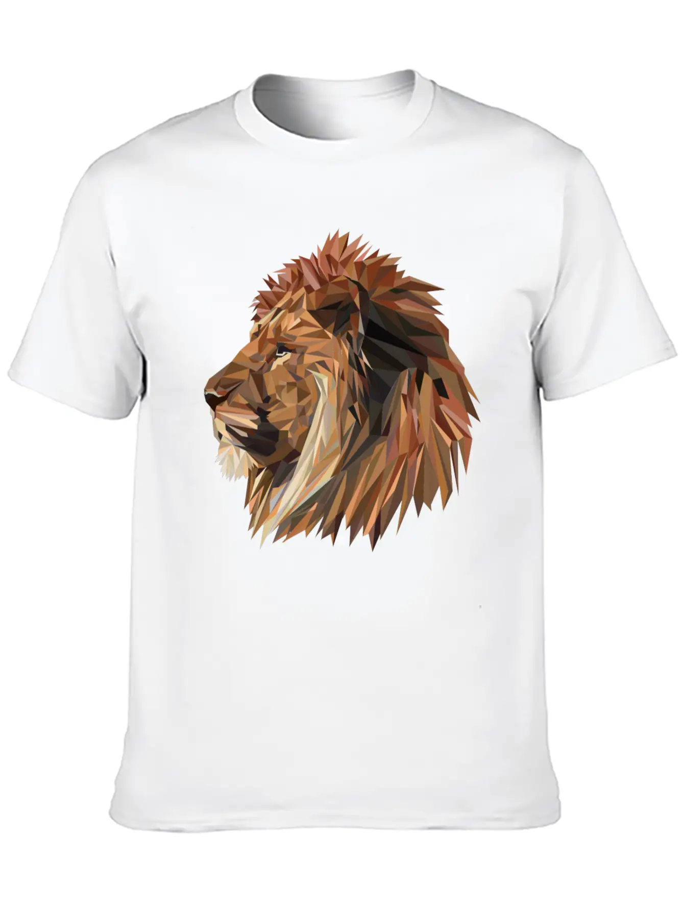 Abstract Lion Classic Fit Graphic Tee For Daily Comfort – Unisex Cotton Shirt
