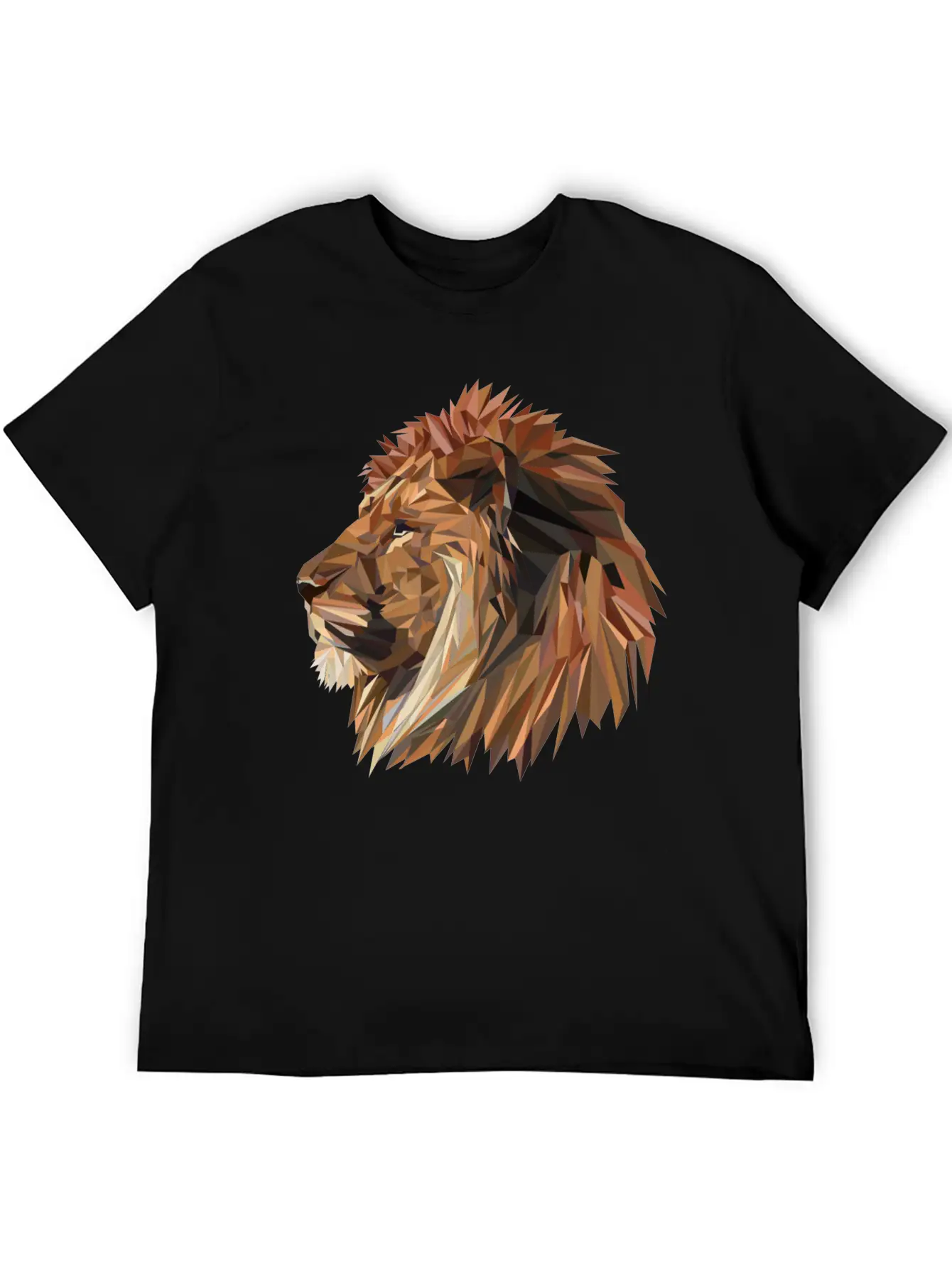 Abstract Lion Classic Fit Graphic Tee For Daily Comfort – Unisex Cotton Shirt