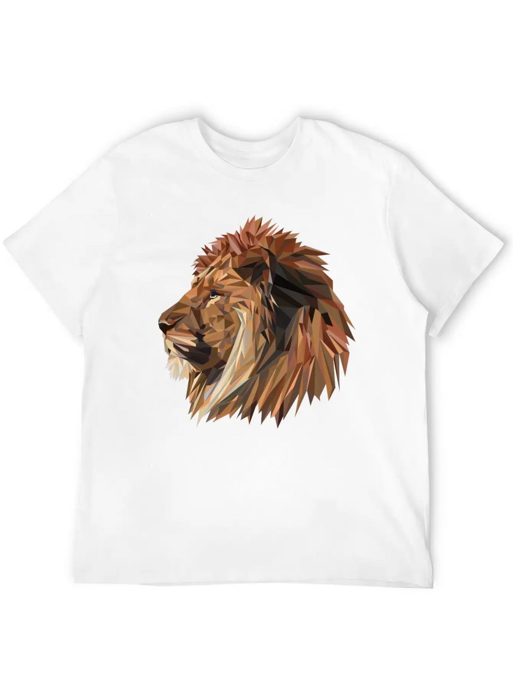 Abstract Lion Classic Fit Graphic Tee For Daily Comfort – Unisex Cotton Shirt