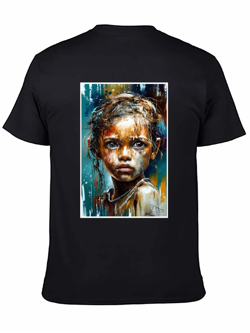 Abstract Sad Girl Unhappy People Sadness Timeless Short Sleeve Tee – Comfy And Minimalist Design