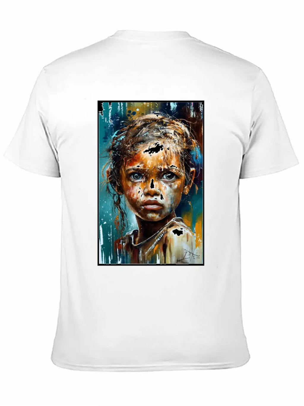 Abstract Sad Girl Unhappy People Sadness Timeless Short Sleeve Tee – Comfy And Minimalist Design