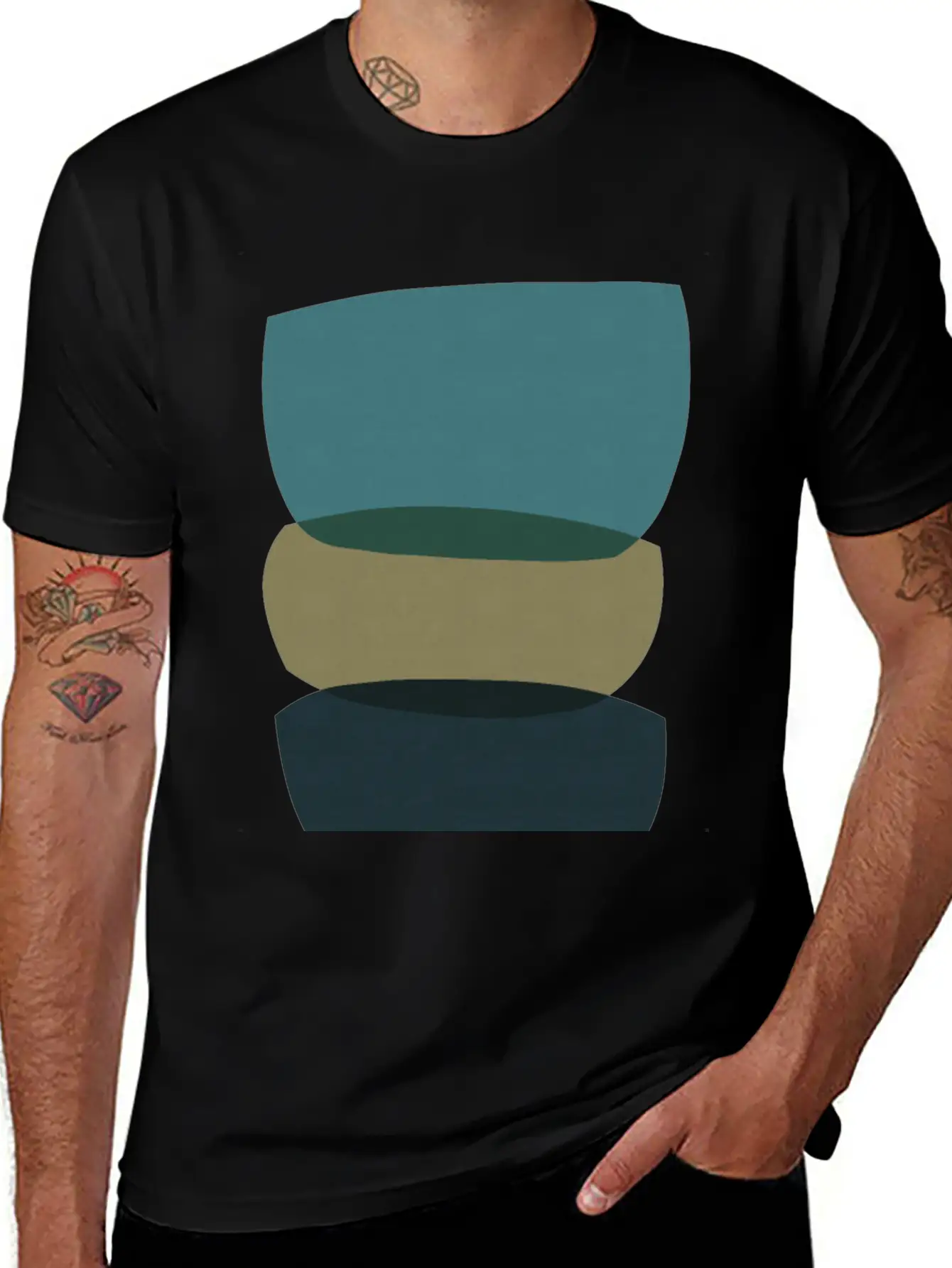 Abstract Shapes 25 Timeless Short Sleeve Tee – Comfy And Minimalist Design