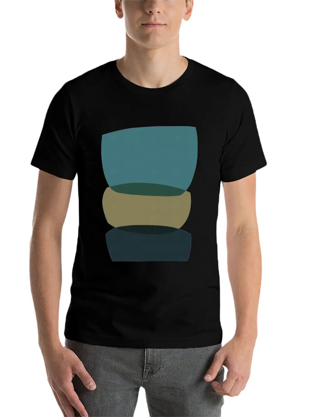 Abstract Shapes 25 Timeless Short Sleeve Tee – Comfy And Minimalist Design
