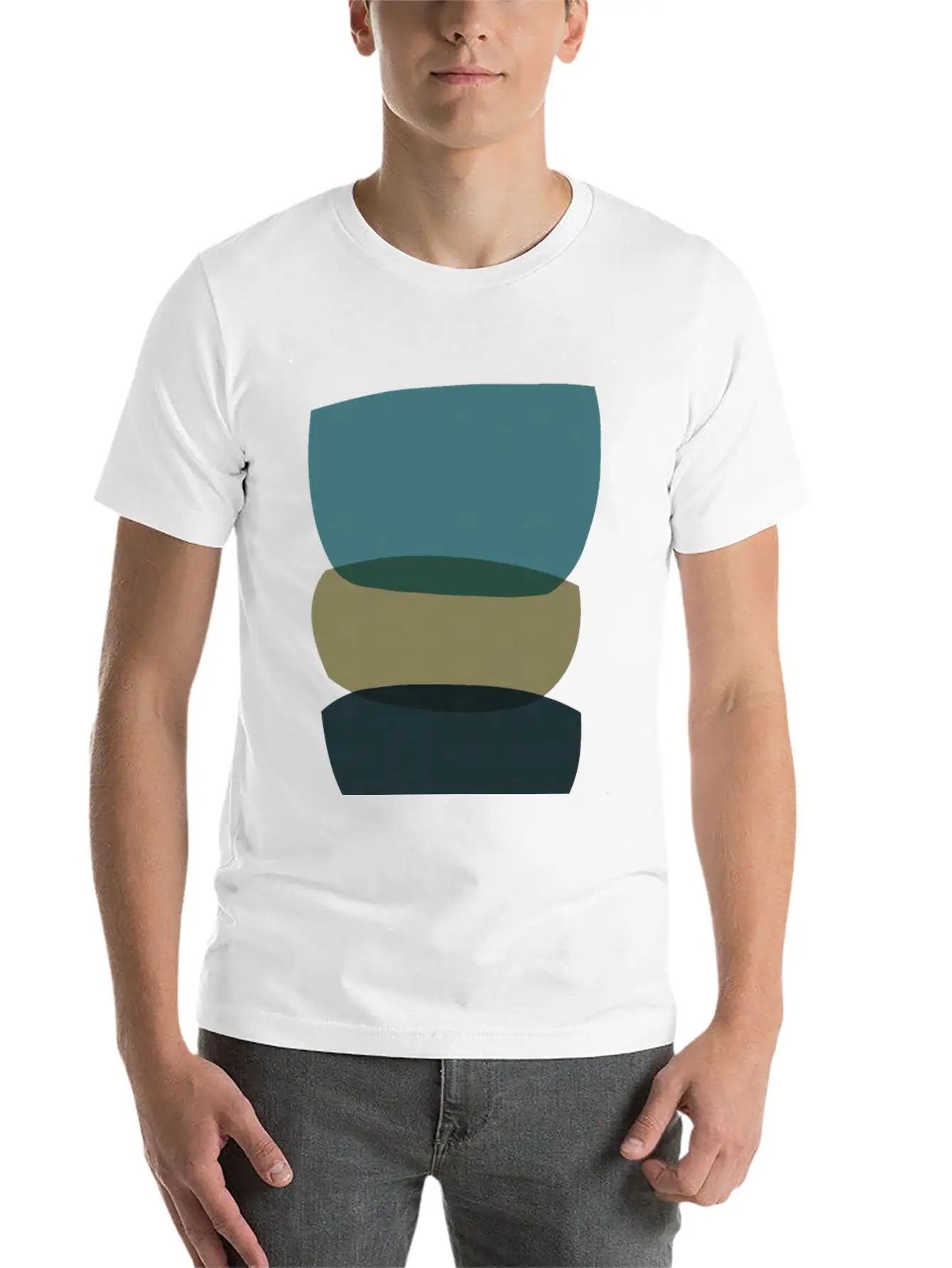 Abstract Shapes 25 Timeless Short Sleeve Tee – Comfy And Minimalist Design