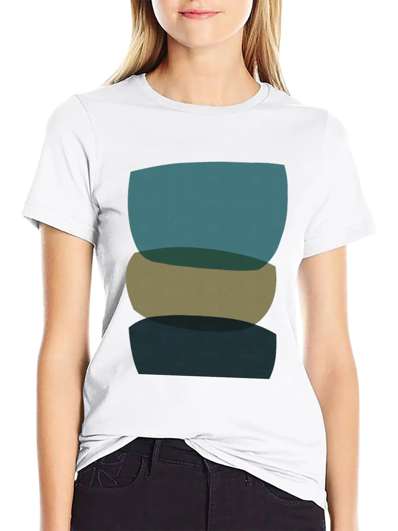 Abstract Shapes 25 Timeless Short Sleeve Tee – Comfy And Minimalist Design