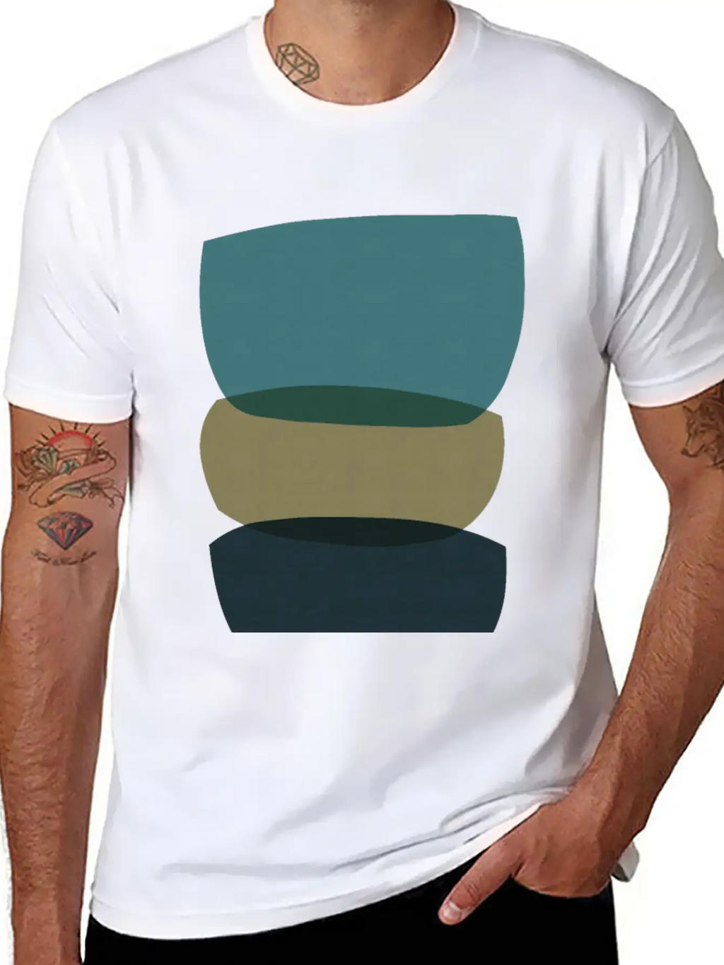 Abstract Shapes 25 Timeless Short Sleeve Tee – Comfy And Minimalist Design