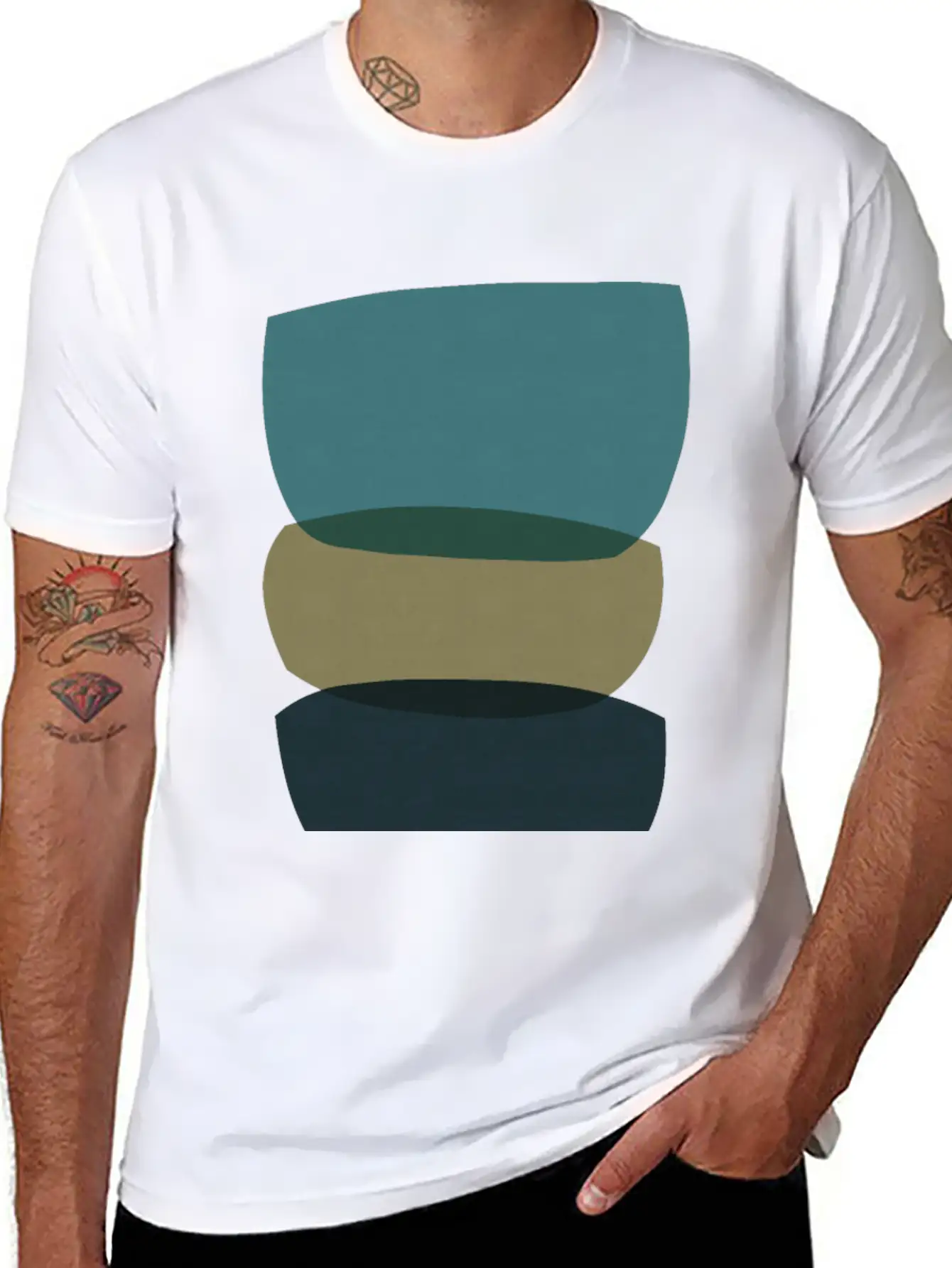 Abstract Shapes 25 Timeless Short Sleeve Tee – Comfy And Minimalist Design