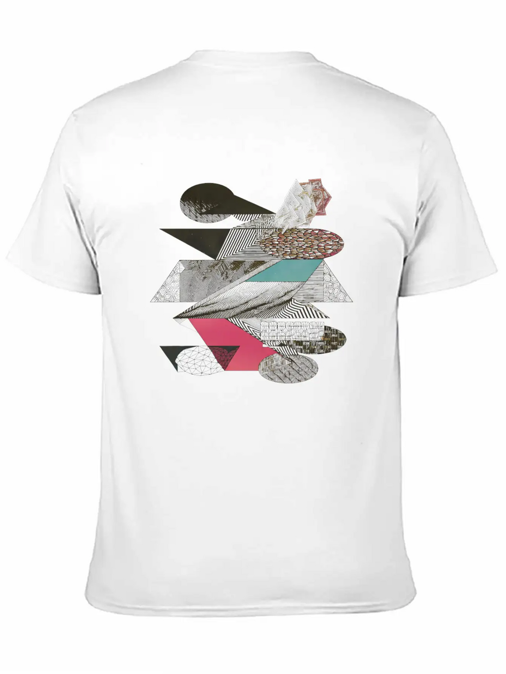 Abstract Shapes Maximal Shapes Simple Everyday Graphic Tee – Lightweight Summer Wear