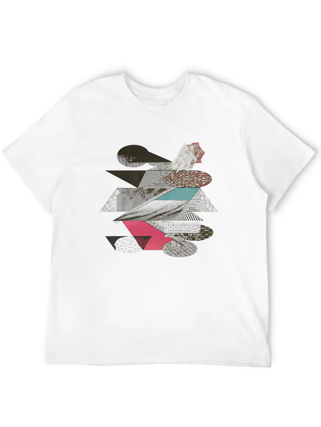 Abstract Shapes Maximal Shapes Simple Everyday Graphic Tee – Lightweight Summer Wear
