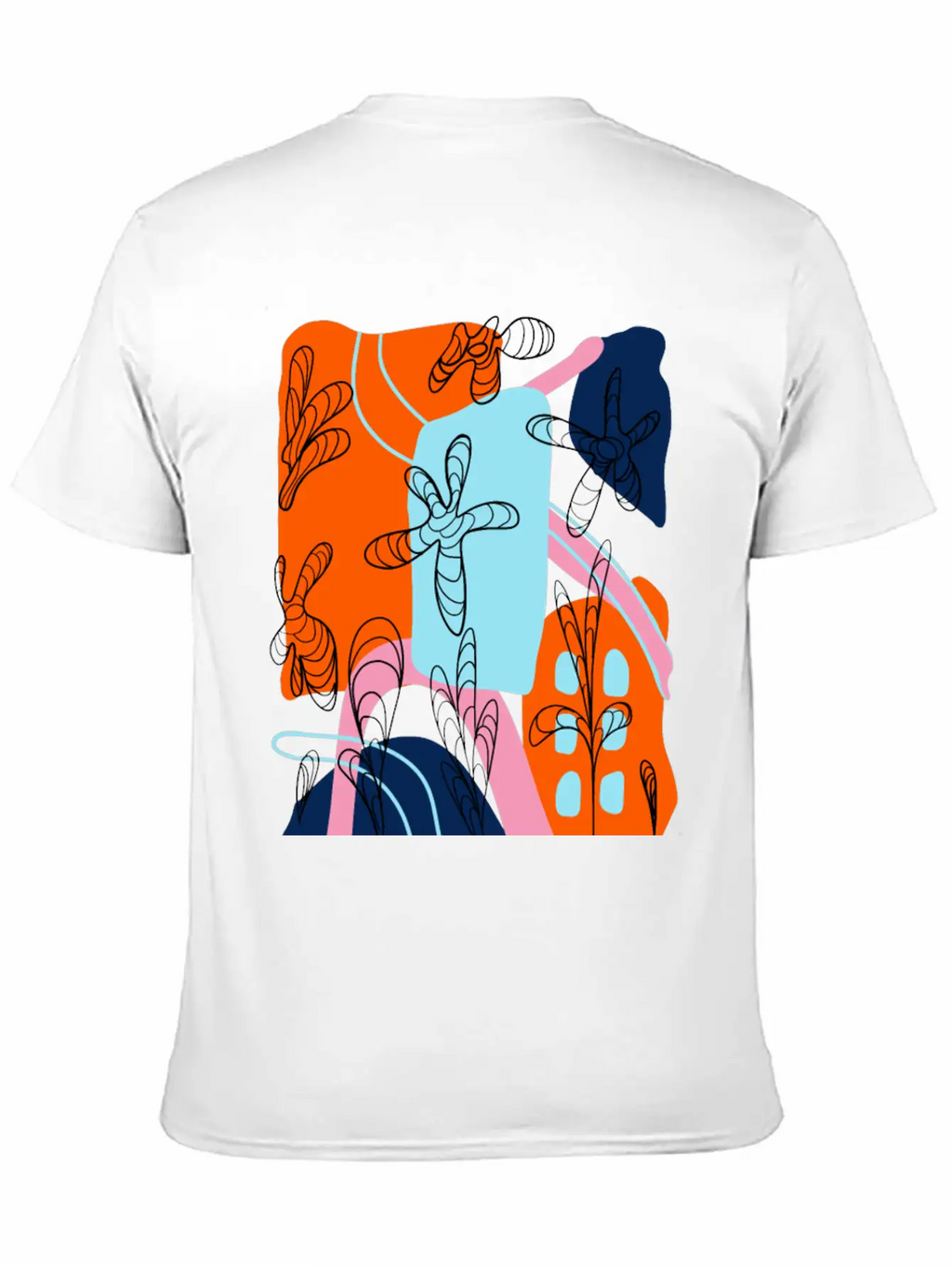 Abstract Timeless Short Sleeve Tee – Comfy And Minimalist Design