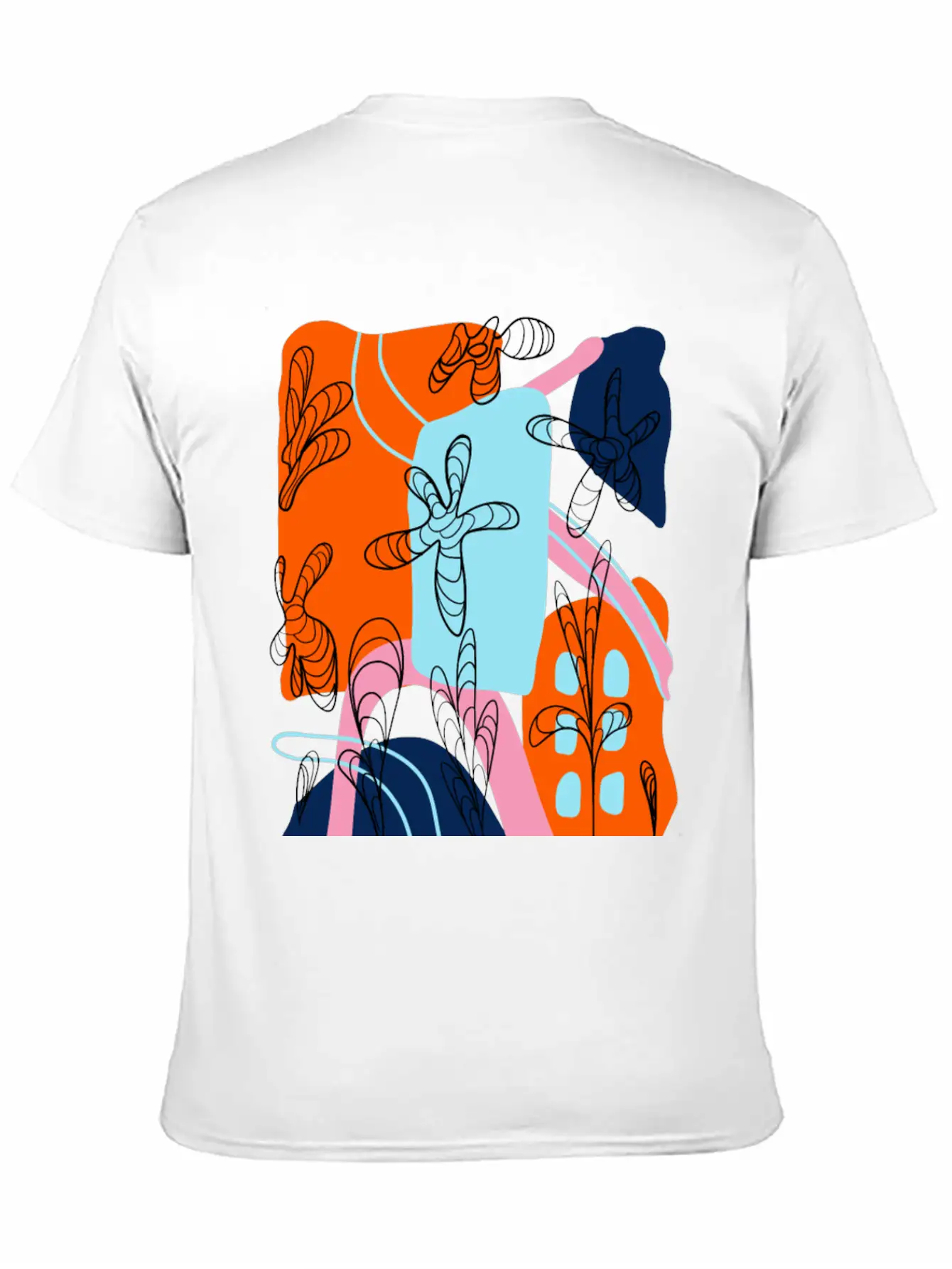 Abstract Timeless Short Sleeve Tee – Comfy And Minimalist Design