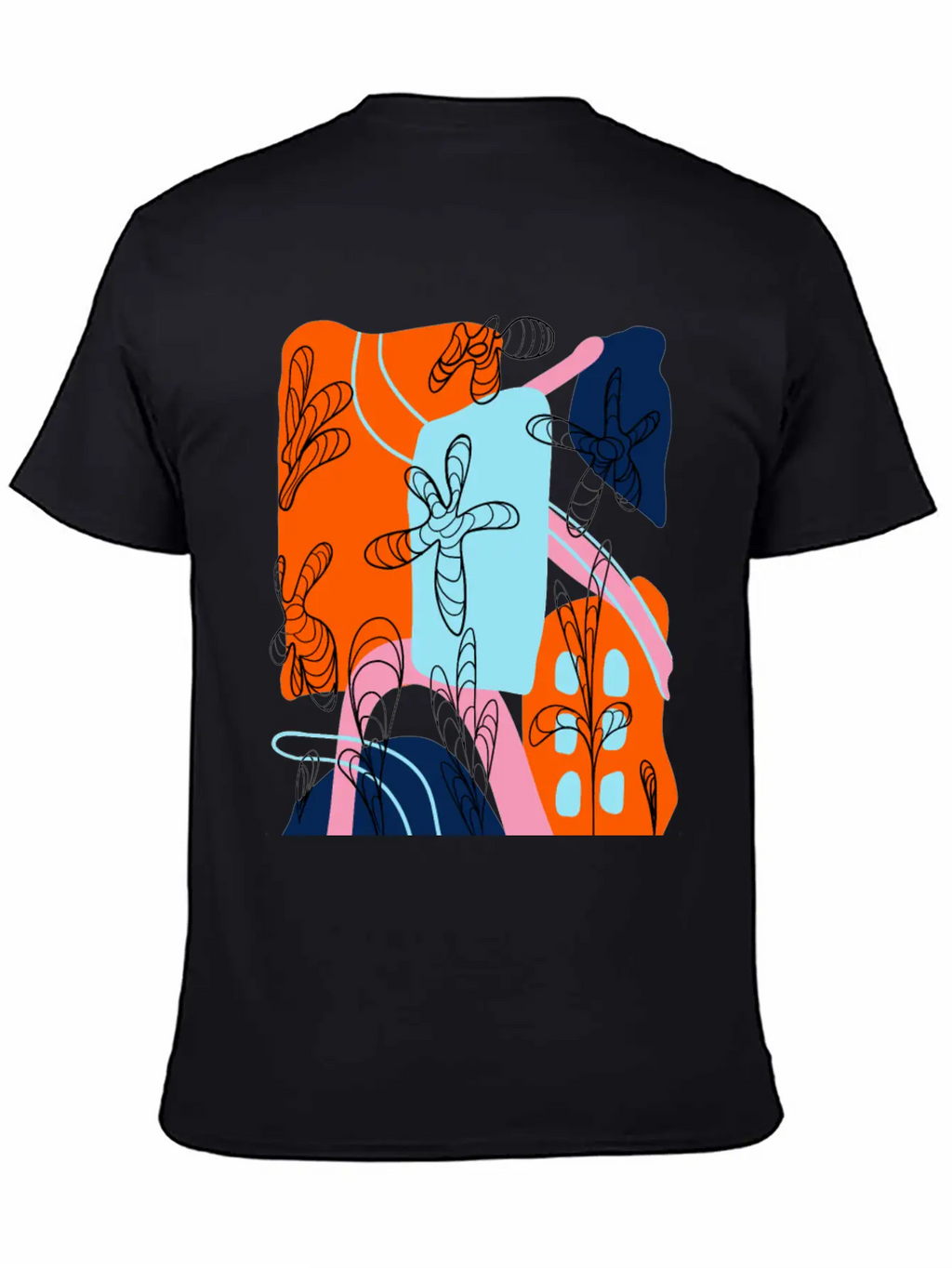 Abstract Timeless Short Sleeve Tee – Comfy And Minimalist Design