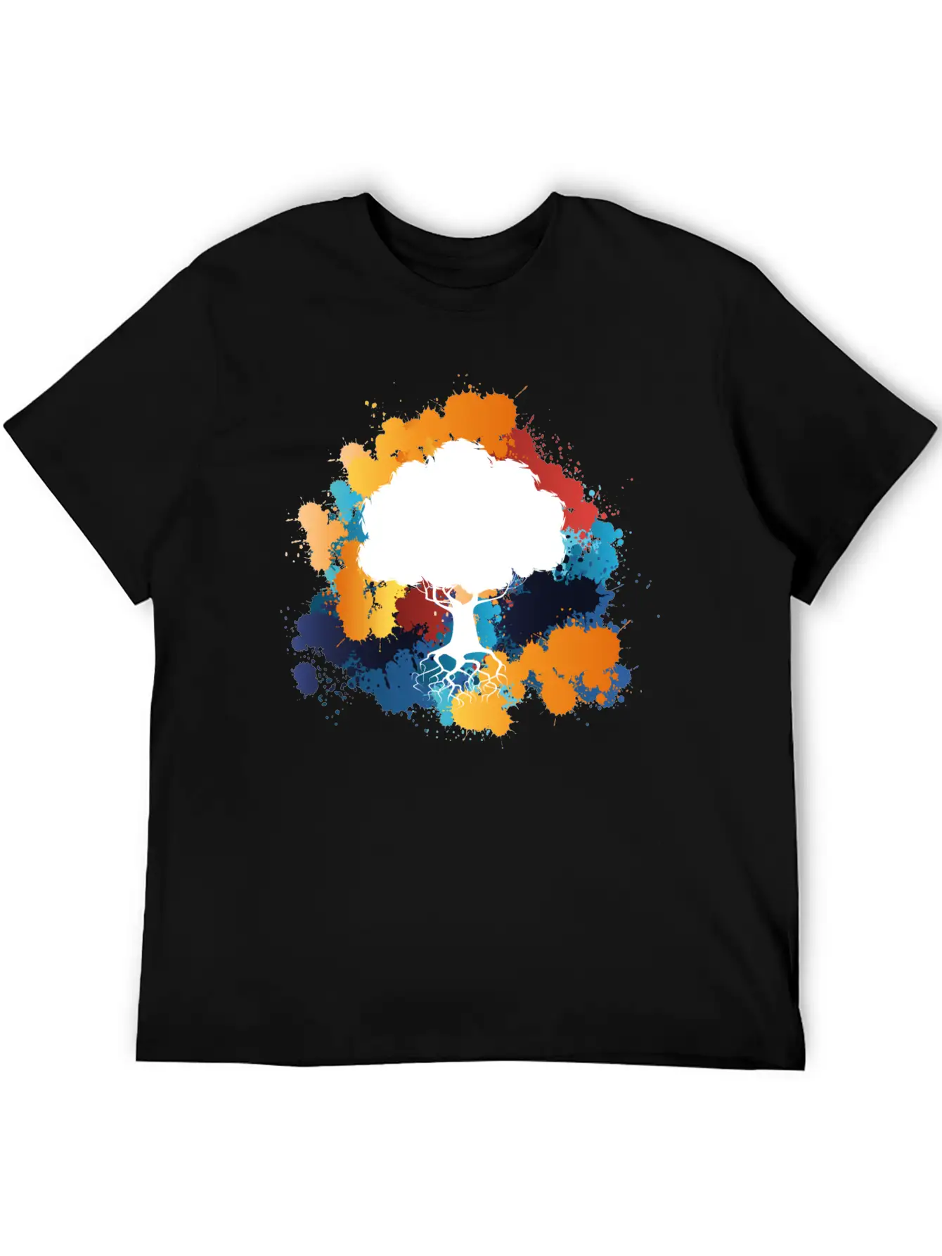 Abstract Tree Basic Graphic T-Shirt – Daily Comfort In Soft Cotton