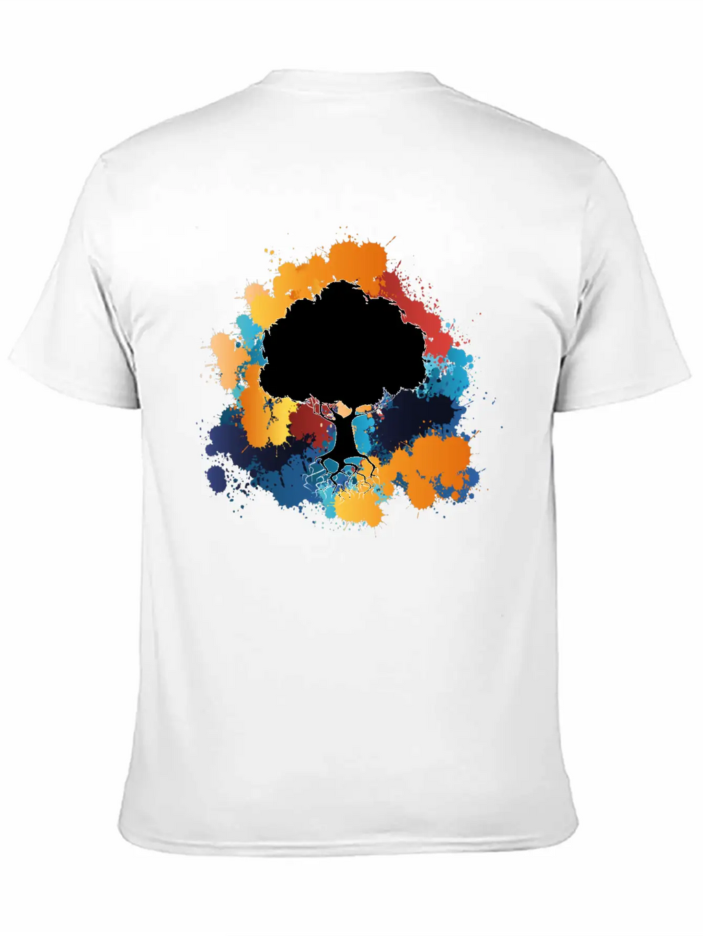 Abstract Tree Basic Graphic T-Shirt – Daily Comfort In Soft Cotton