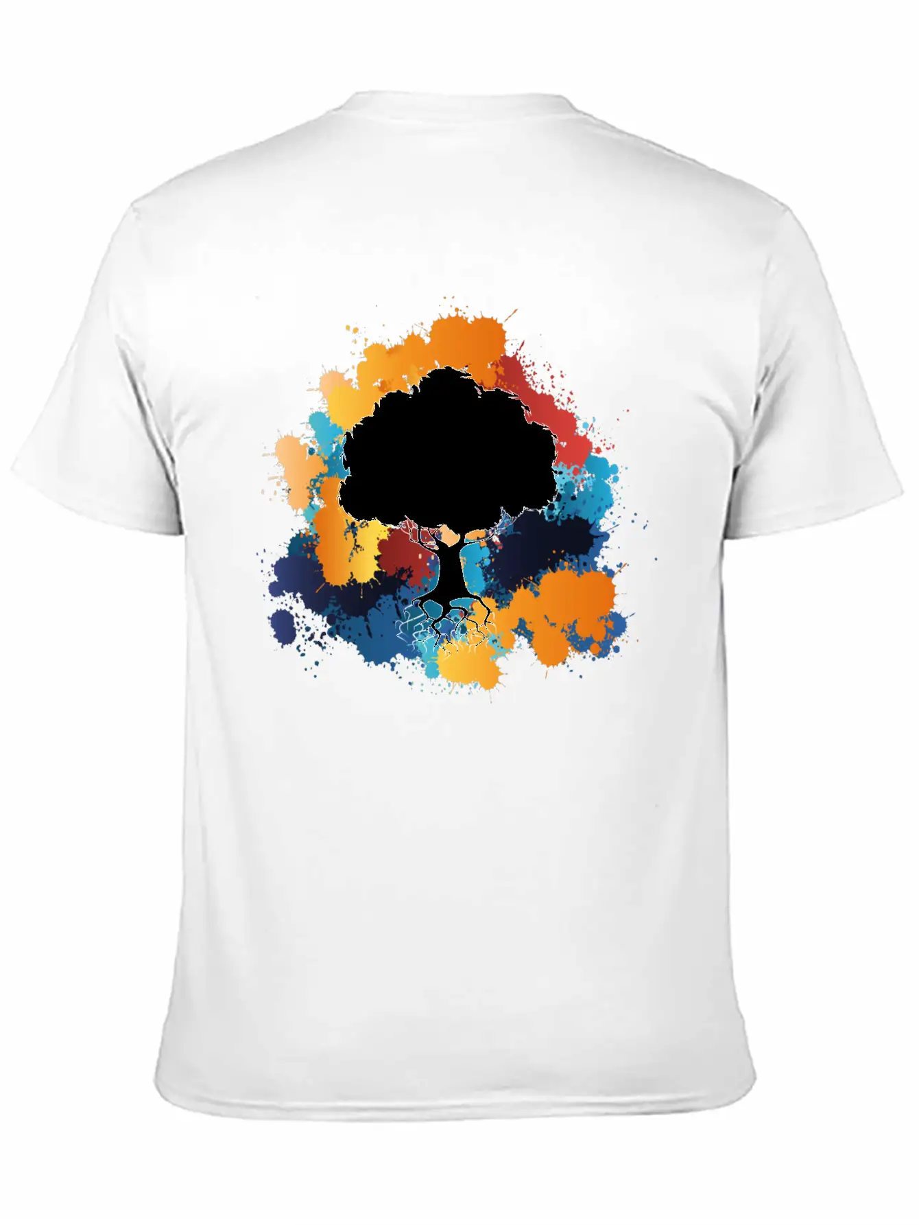 Abstract Tree Basic Graphic T-Shirt – Daily Comfort In Soft Cotton
