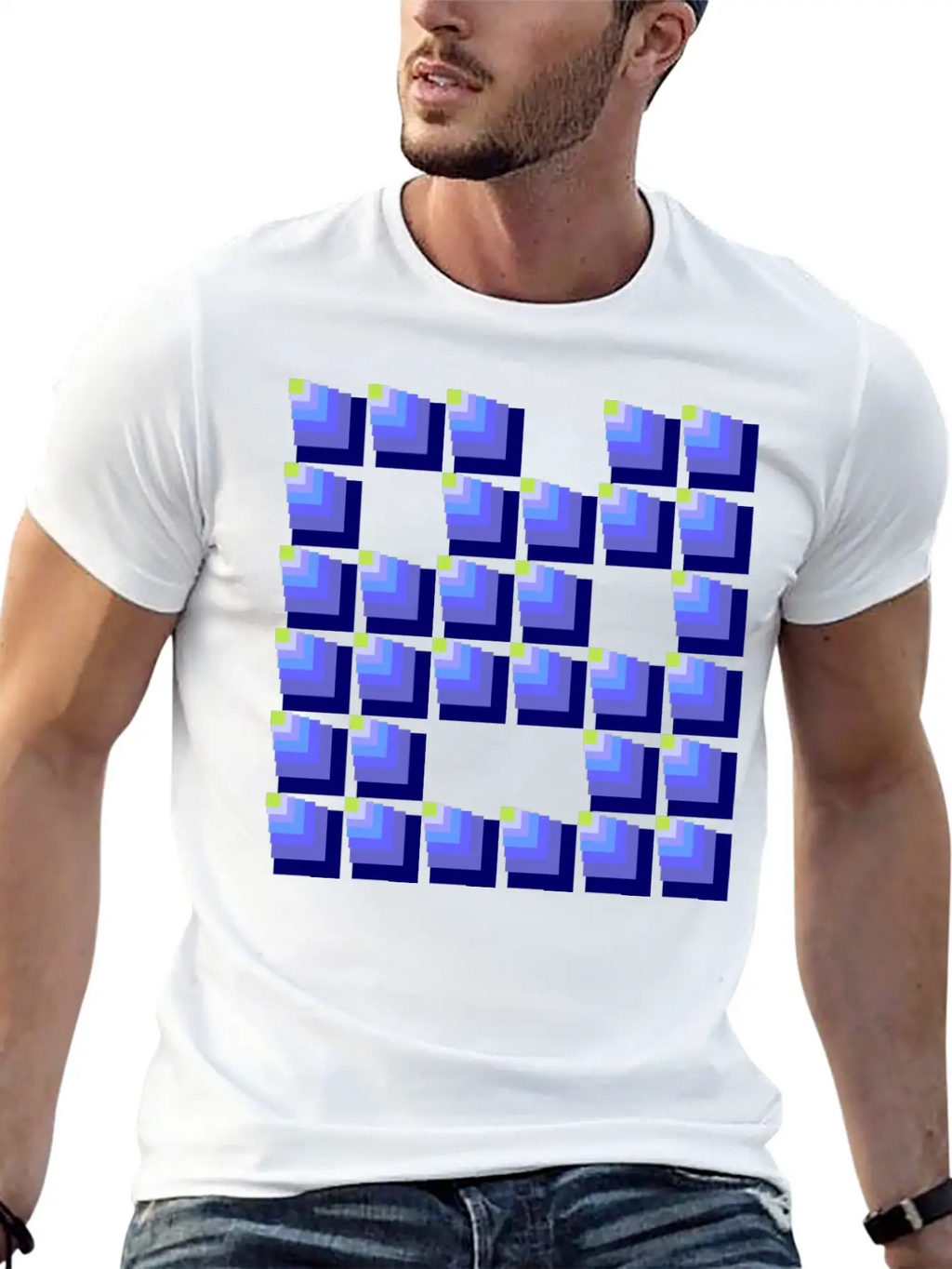 Abstraction. Breathable Soft Cotton T-Shirt – Timeless Casual Look