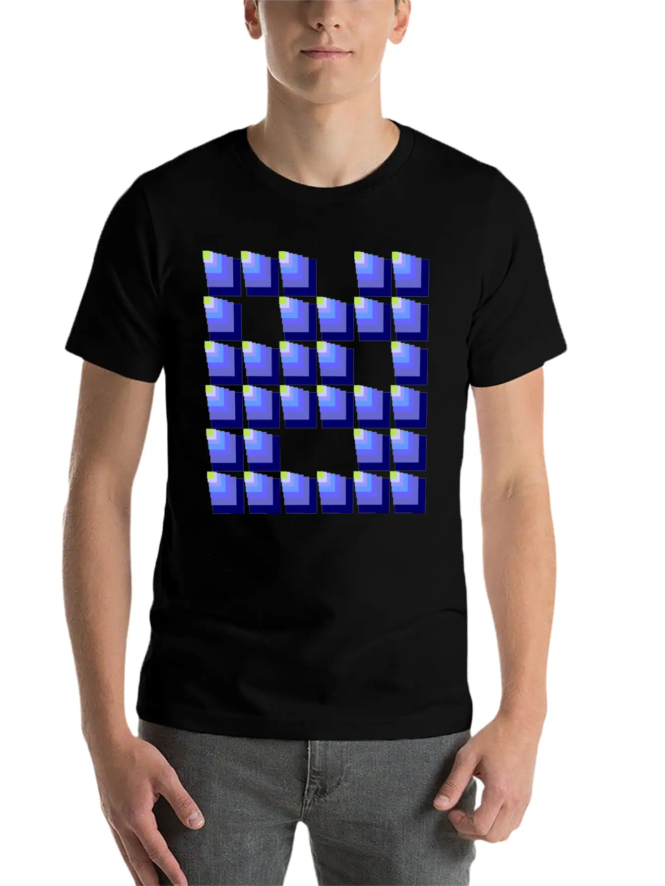Abstraction. Breathable Soft Cotton T-Shirt – Timeless Casual Look