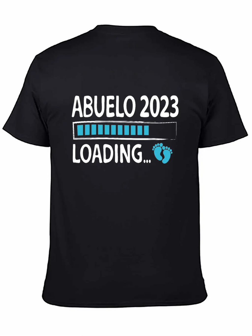 Abuelo 2023 Loading Pregnancy Announcement Grandpa Breathable Graphic T-Shirt – Perfect For Casual Days