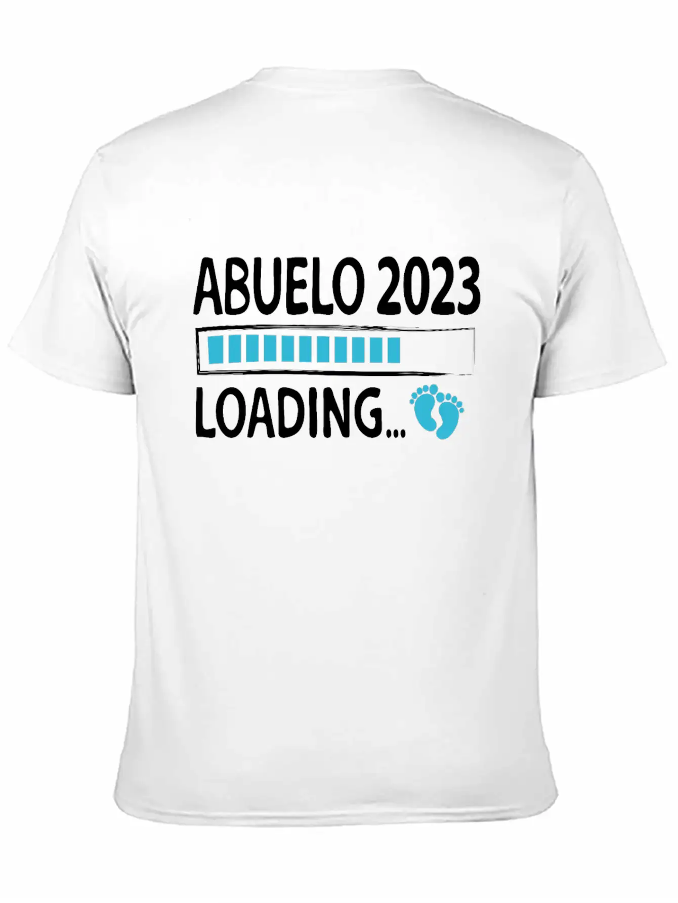 Abuelo 2023 Loading Pregnancy Announcement Grandpa Breathable Graphic T-Shirt – Perfect For Casual Days
