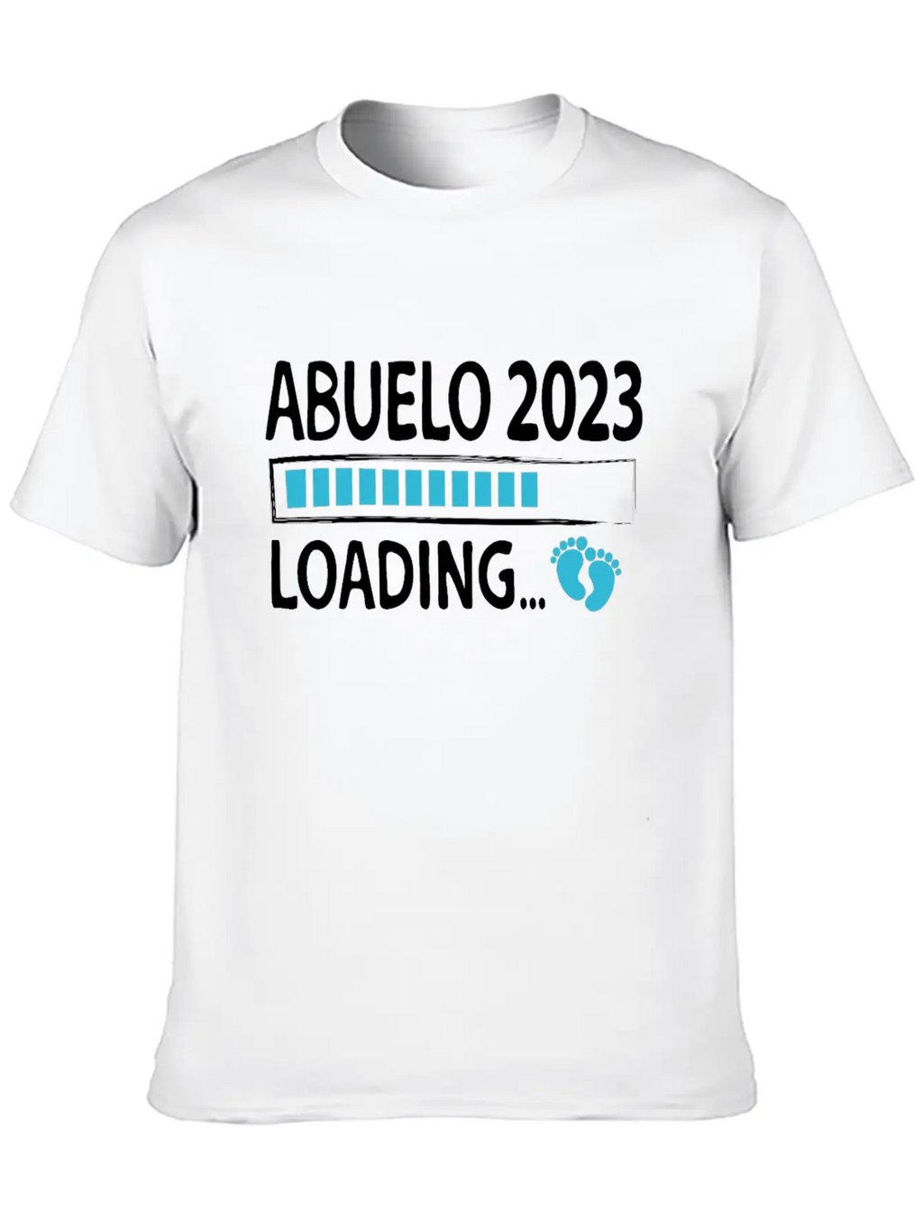 Abuelo 2023 Loading Pregnancy Announcement Grandpa Breathable Graphic T-Shirt – Perfect For Casual Days