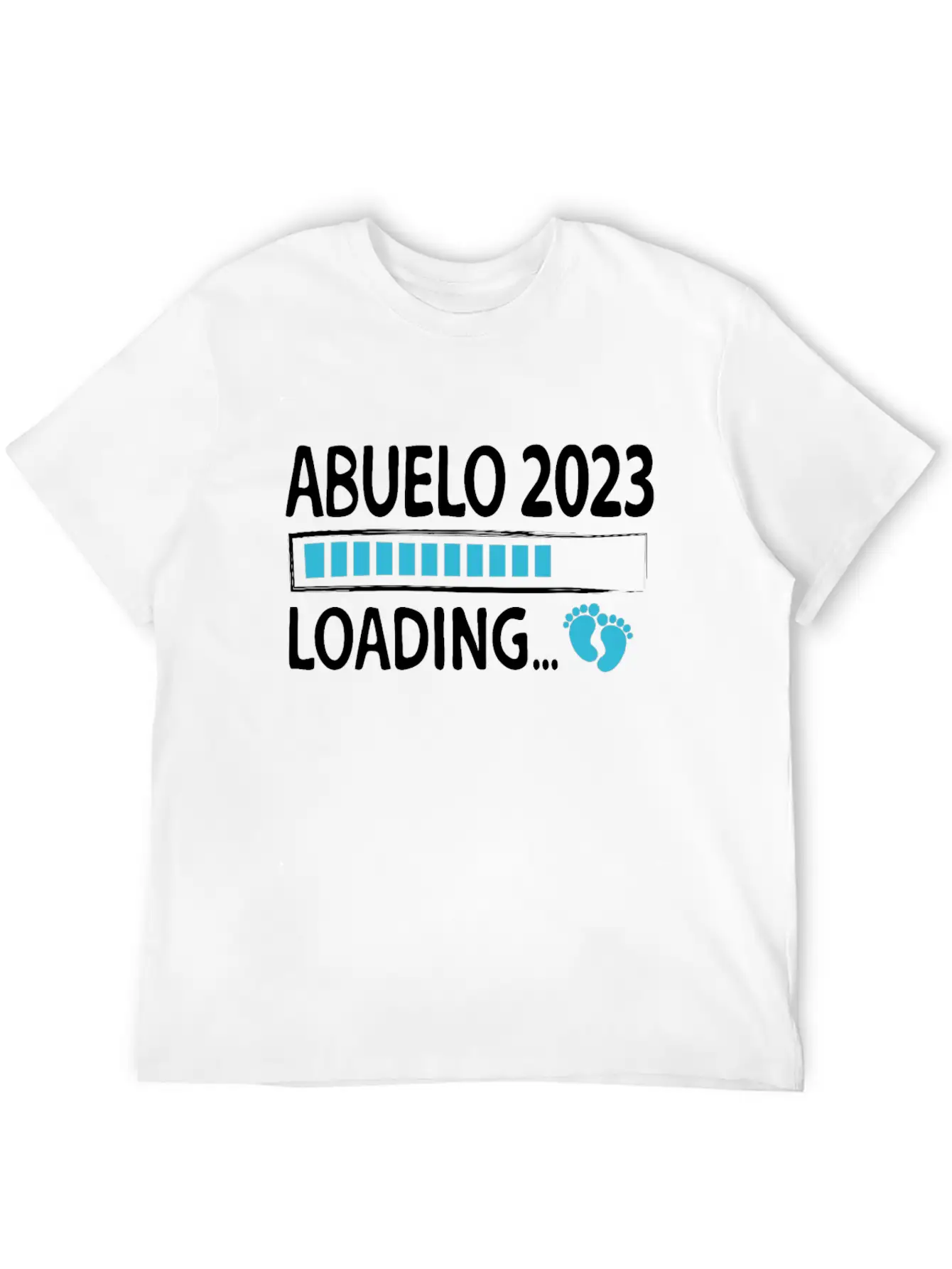 Abuelo 2023 Loading Pregnancy Announcement Grandpa Breathable Graphic T-Shirt – Perfect For Casual Days
