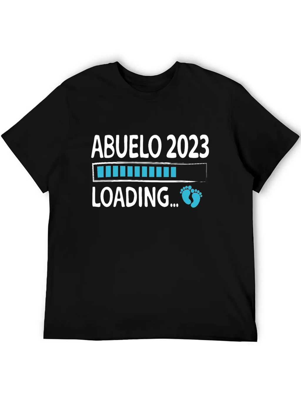 Abuelo 2023 Loading Pregnancy Announcement Grandpa Breathable Graphic T-Shirt – Perfect For Casual Days