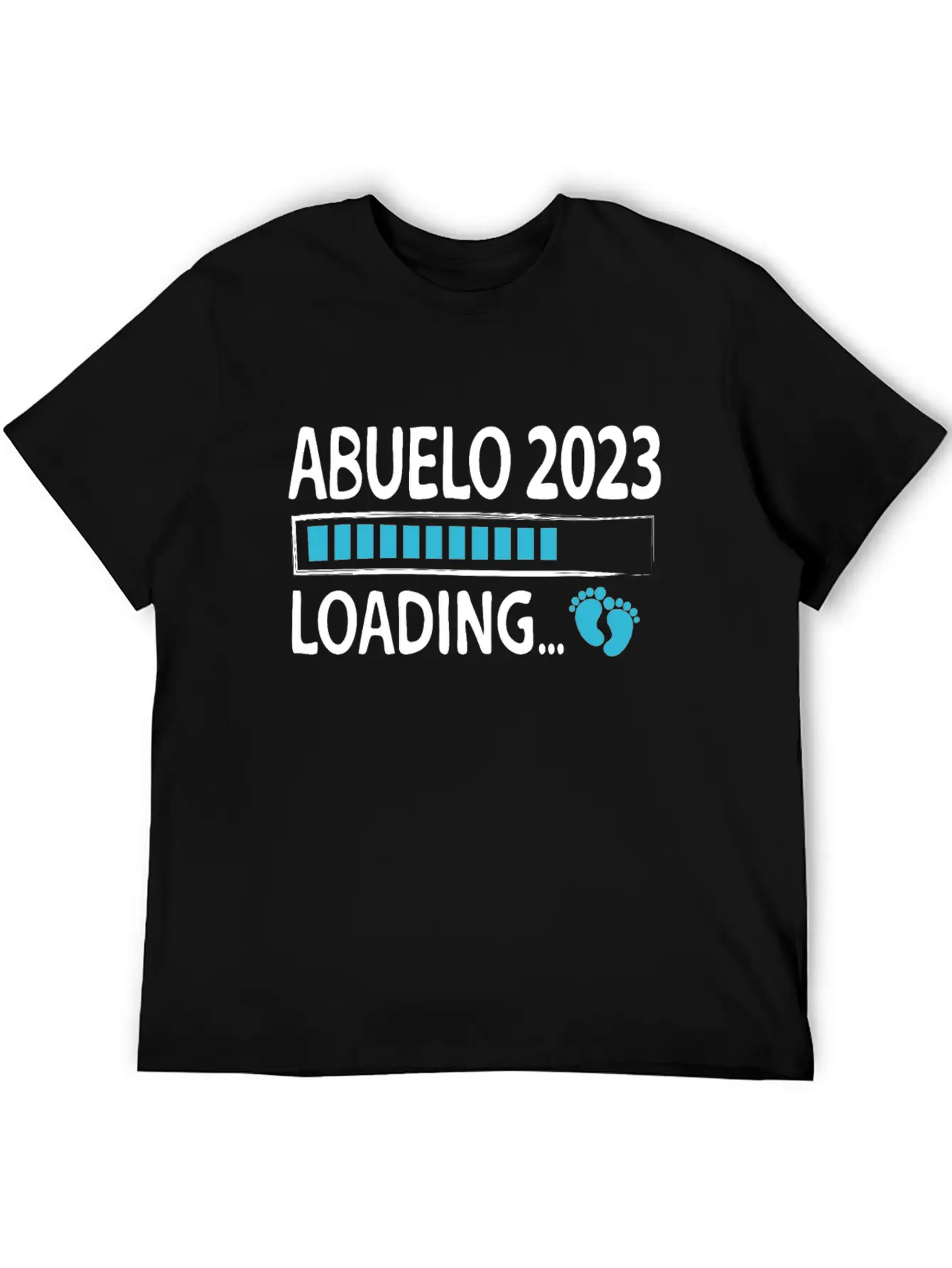 Abuelo 2023 Loading Pregnancy Announcement Grandpa Breathable Graphic T-Shirt – Perfect For Casual Days