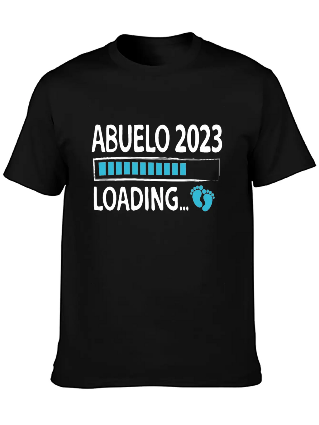 Abuelo 2023 Loading Pregnancy Announcement Grandpa Breathable Graphic T-Shirt – Perfect For Casual Days