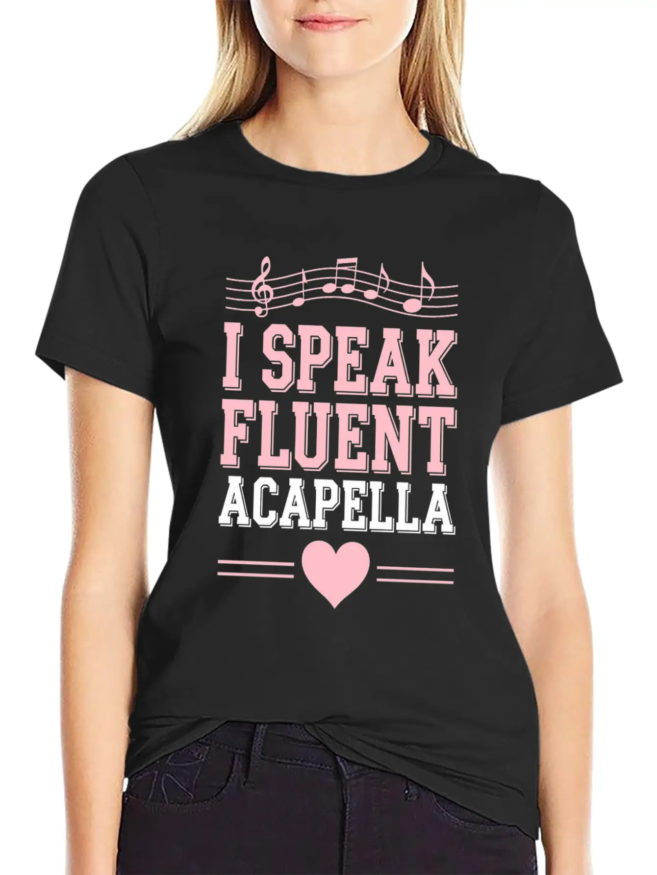 Acapella Group Vocal Harmony Singing Performane Classic Crew Neck Graphic Tee – Everyday Minimal Look