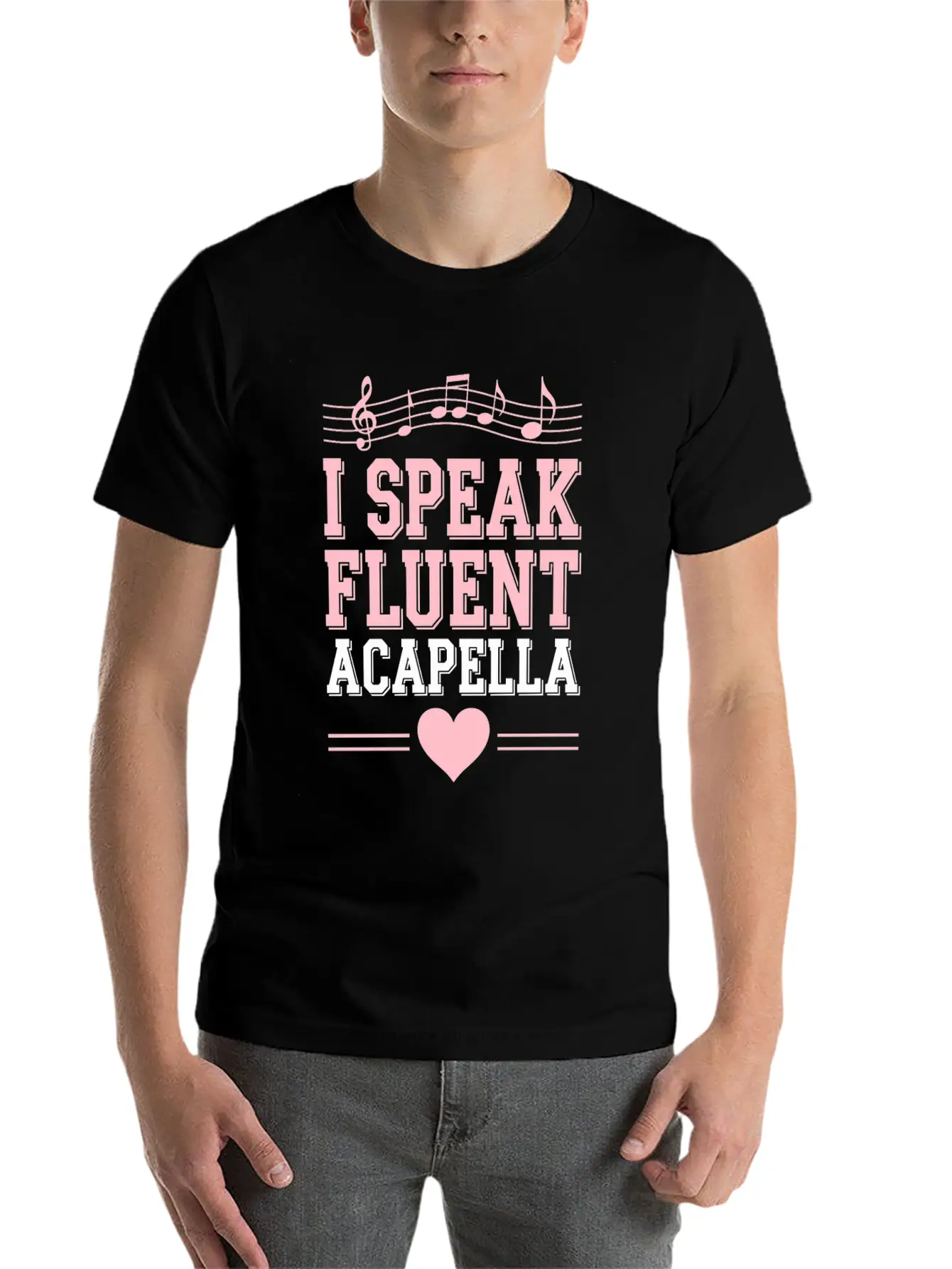 Acapella Group Vocal Harmony Singing Performane Classic Crew Neck Graphic Tee – Everyday Minimal Look