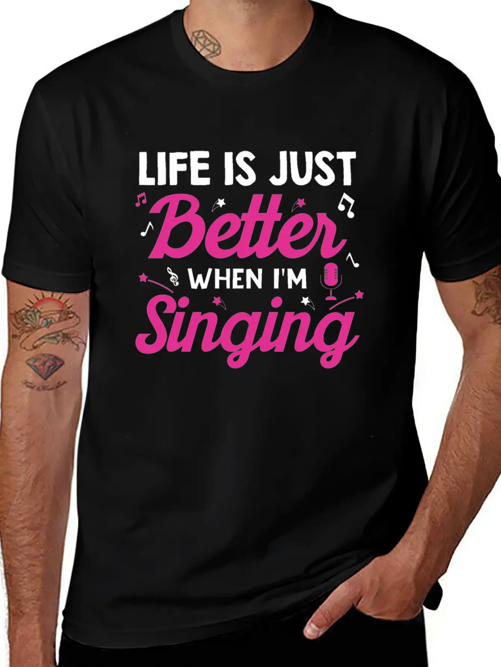 Acapella Quartet Singer Life Is Just Better When I Classic Cotton Tee – Unisex Comfort For Any Season