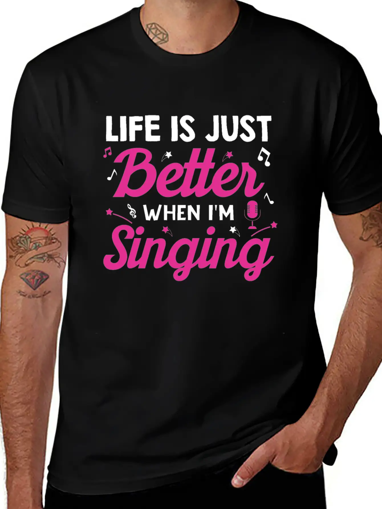 Acapella Quartet Singer Life Is Just Better When I Classic Cotton Tee – Unisex Comfort For Any Season