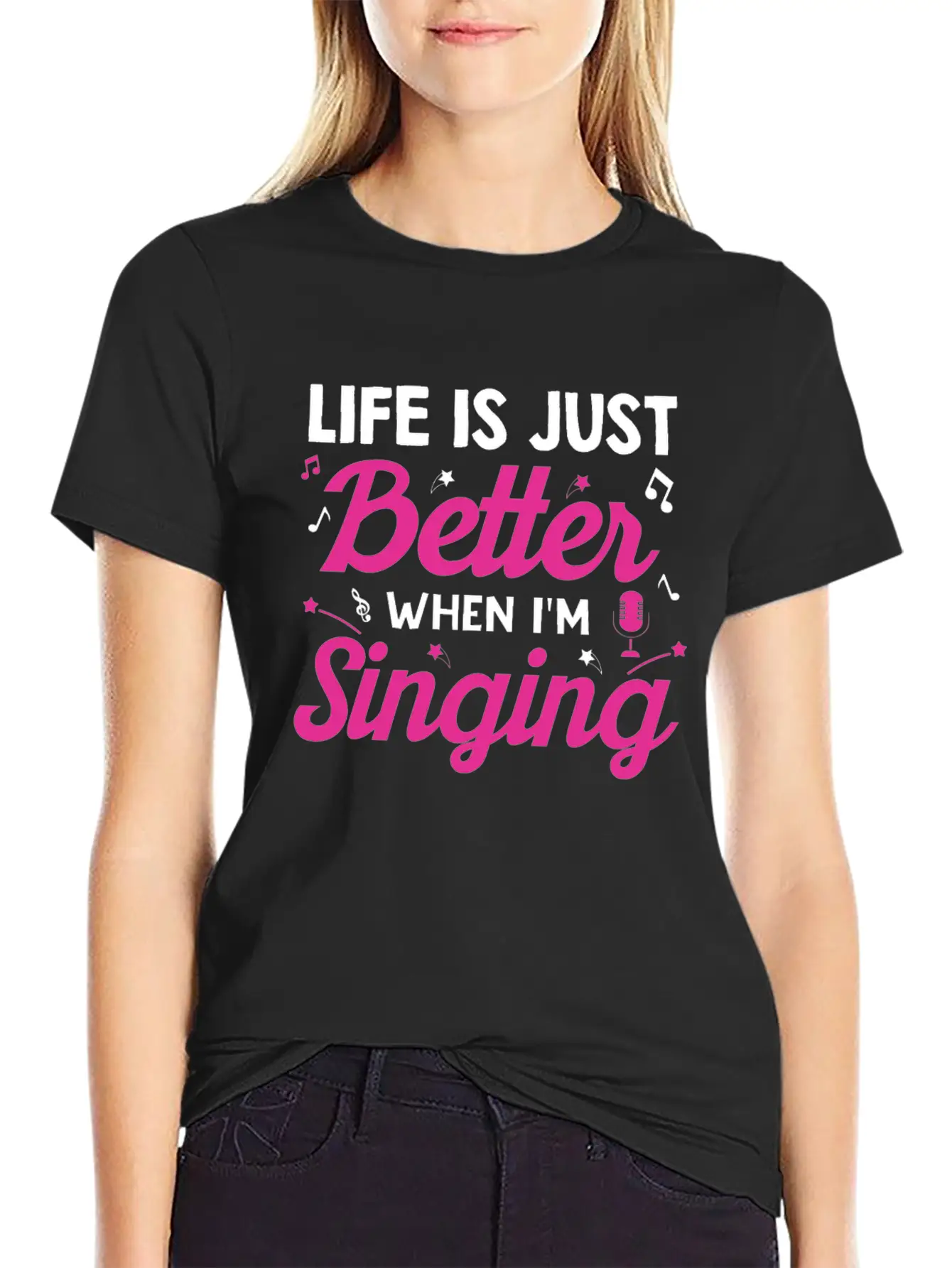 Acapella Quartet Singer Life Is Just Better When I Classic Cotton Tee – Unisex Comfort For Any Season