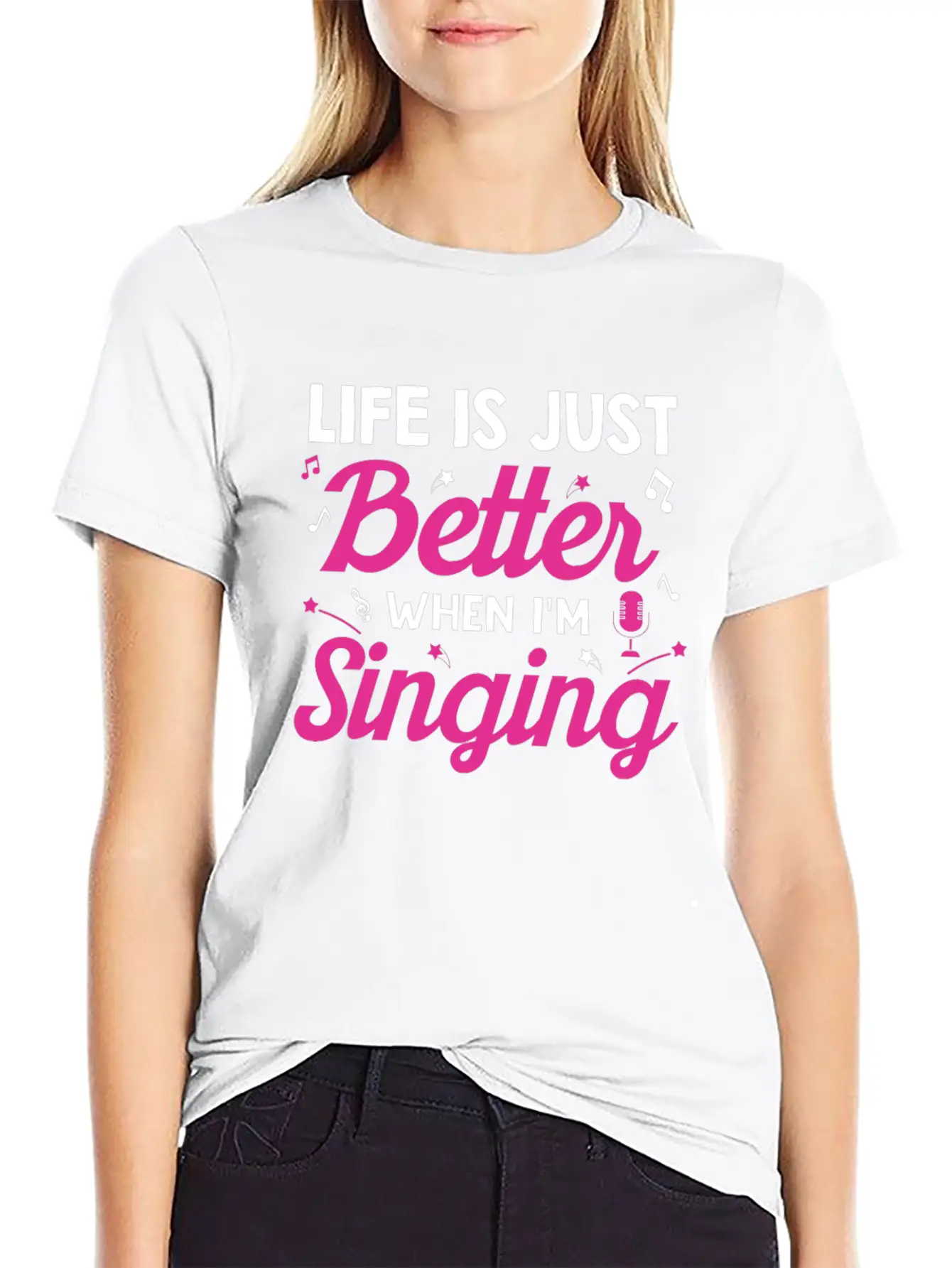 Acapella Quartet Singer Life Is Just Better When I Classic Cotton Tee – Unisex Comfort For Any Season