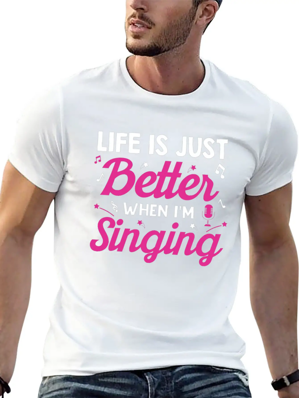 Acapella Quartet Singer Life Is Just Better When I Classic Cotton Tee – Unisex Comfort For Any Season