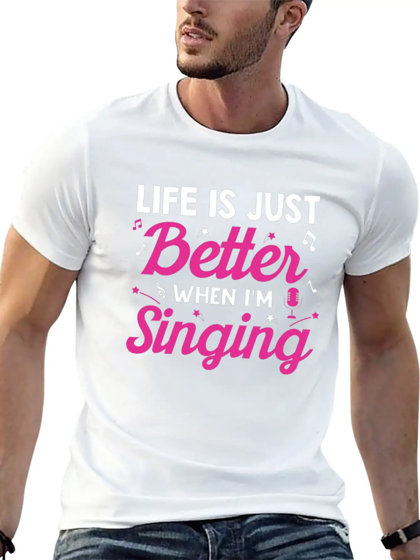 Acapella Quartet Singer Life Is Just Better When I Classic Cotton Tee – Unisex Comfort For Any Season