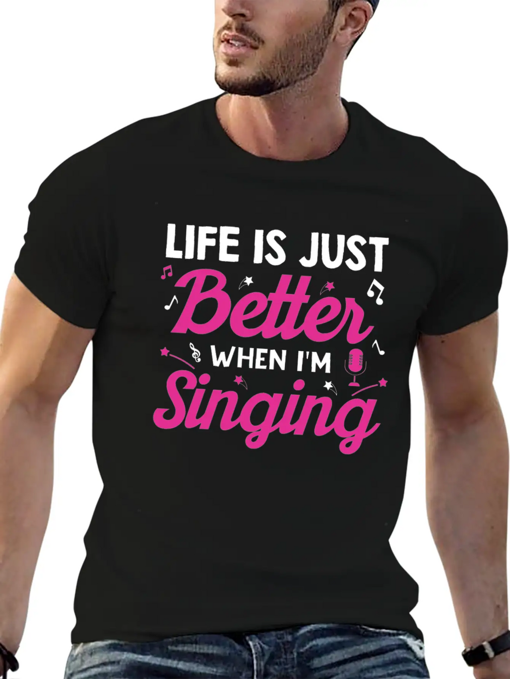 Acapella Quartet Singer Life Is Just Better When I Classic Cotton Tee – Unisex Comfort For Any Season