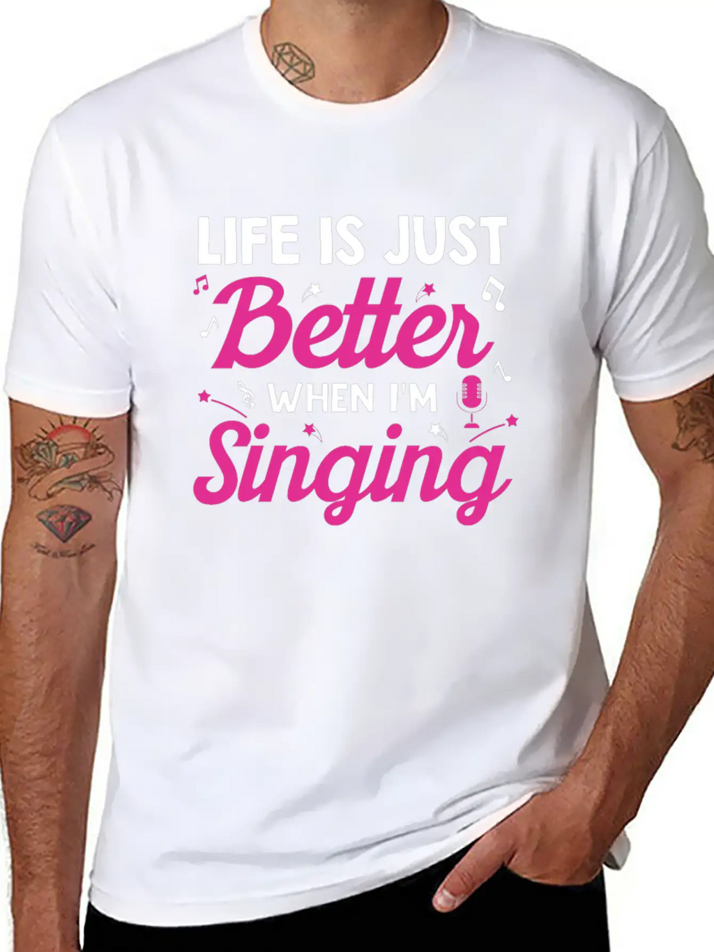 Acapella Quartet Singer Life Is Just Better When I Classic Cotton Tee – Unisex Comfort For Any Season