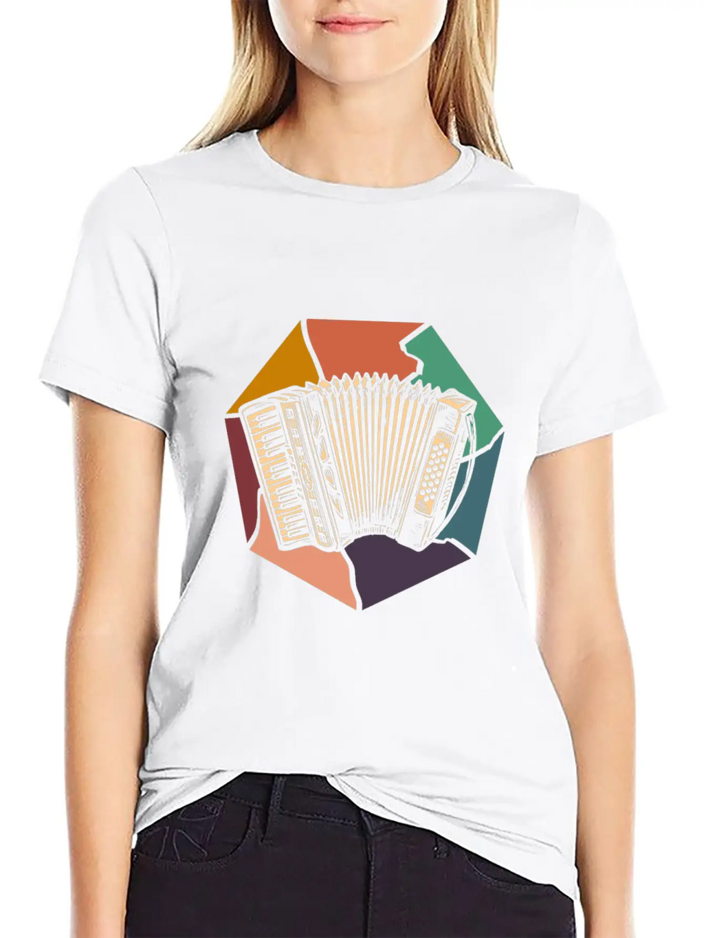 Accordion Classic Crew Neck Graphic Tee – Everyday Minimal Look