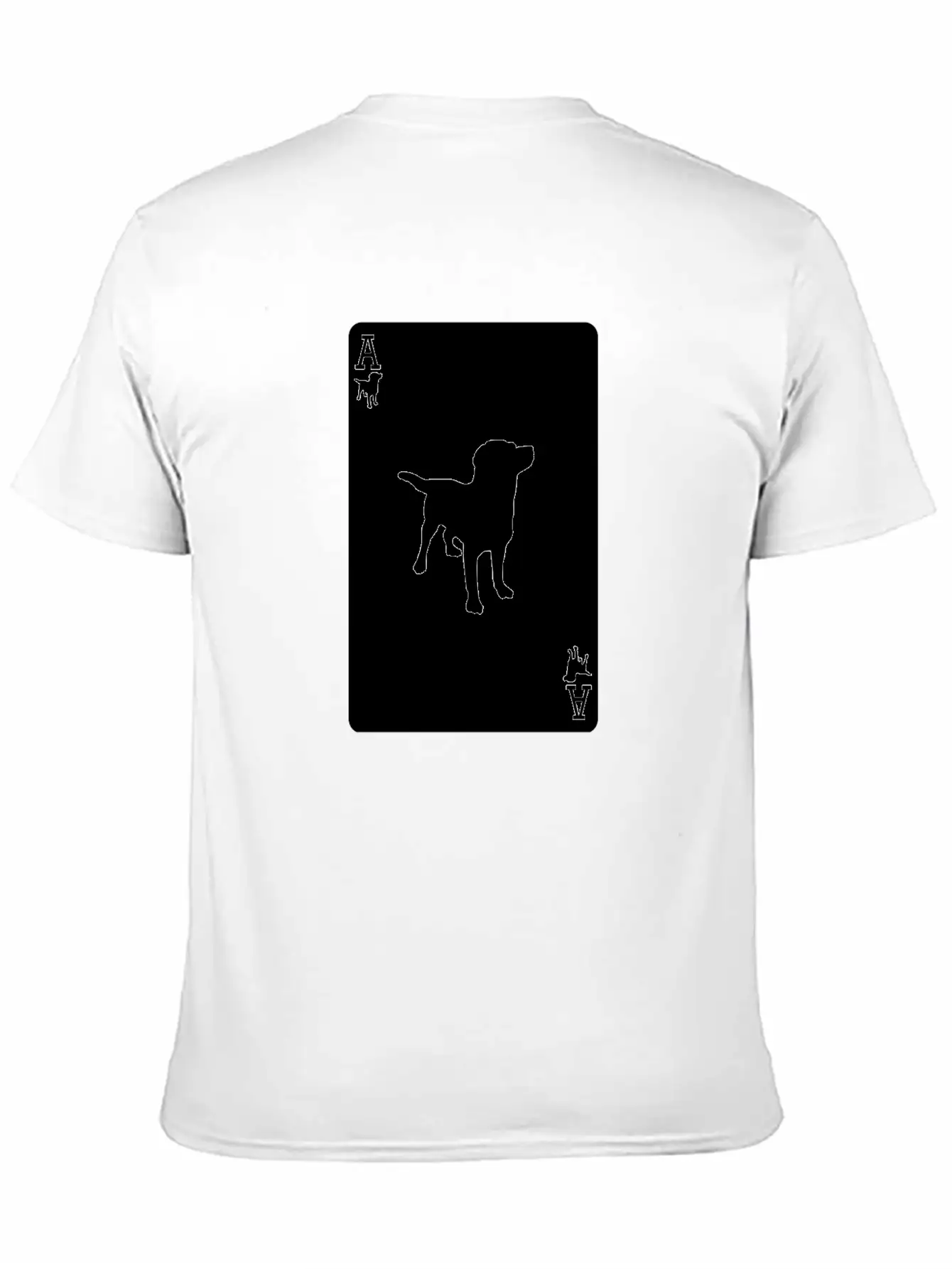 Ace Dog Black Card Classic Fit Graphic Tee For Daily Comfort – Unisex Cotton Shirt