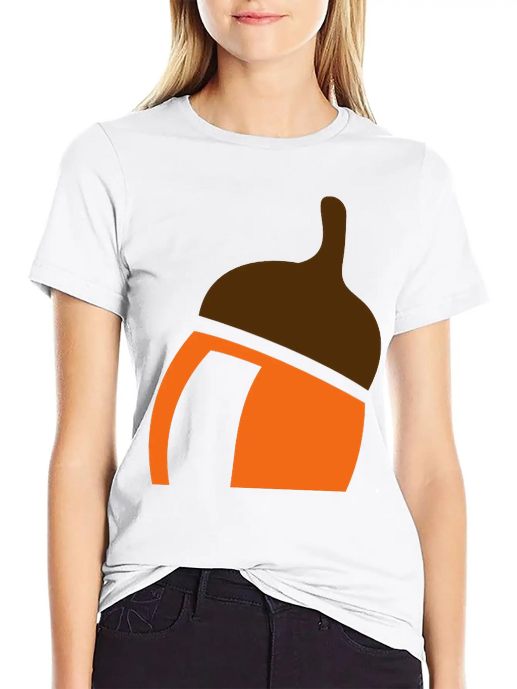 Acorn Oak Tree Squirrel Timeless Short Sleeve Tee – Comfy And Minimalist Design