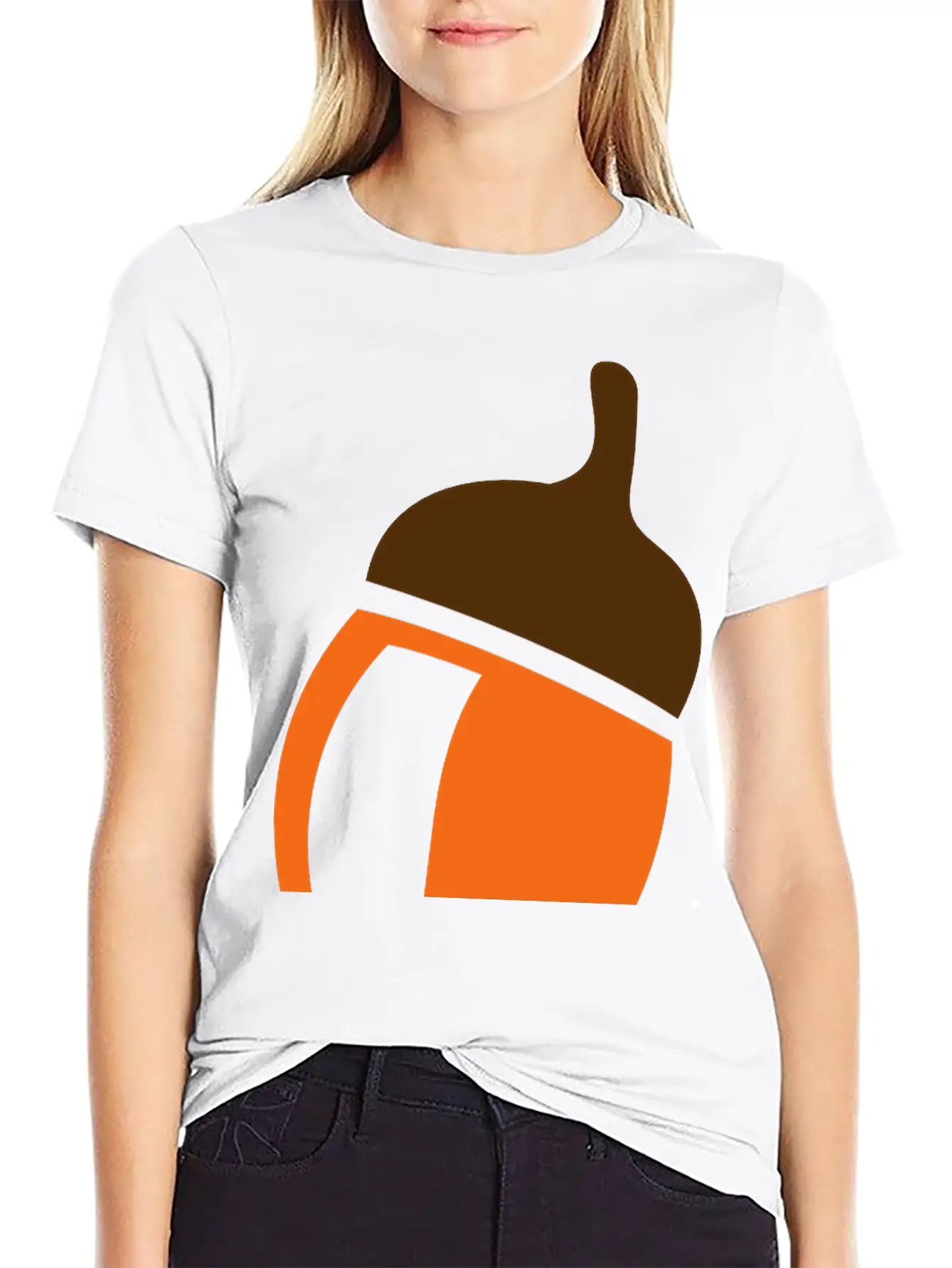 Acorn Oak Tree Squirrel Timeless Short Sleeve Tee – Comfy And Minimalist Design