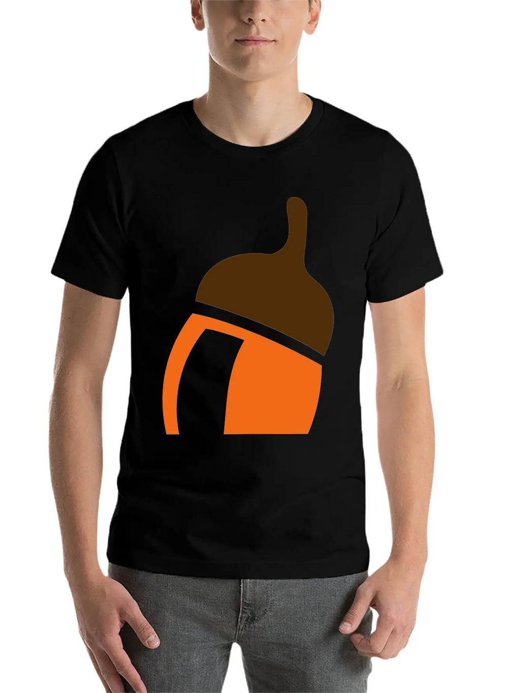 Acorn Oak Tree Squirrel Timeless Short Sleeve Tee – Comfy And Minimalist Design