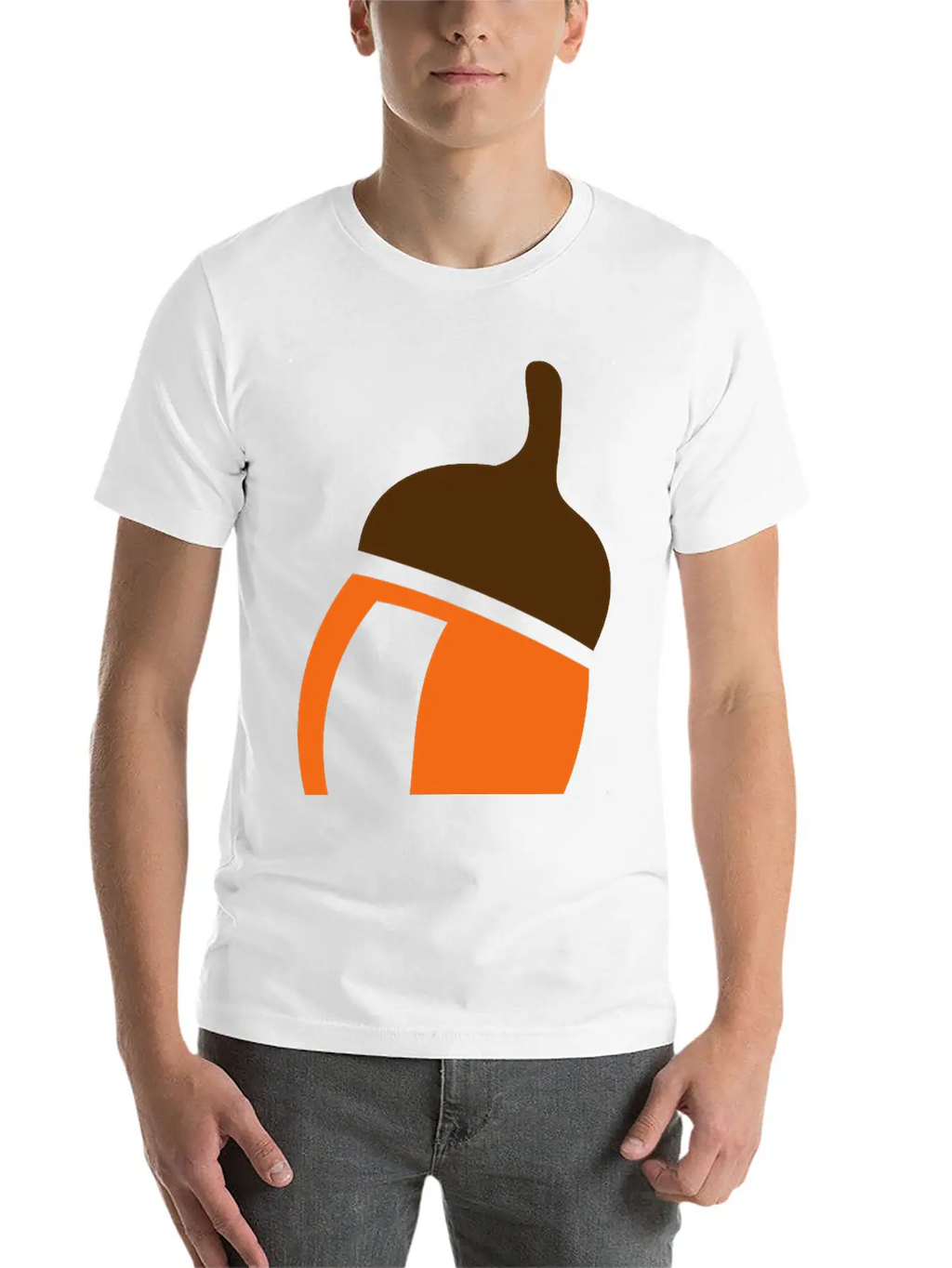 Acorn Oak Tree Squirrel Timeless Short Sleeve Tee – Comfy And Minimalist Design