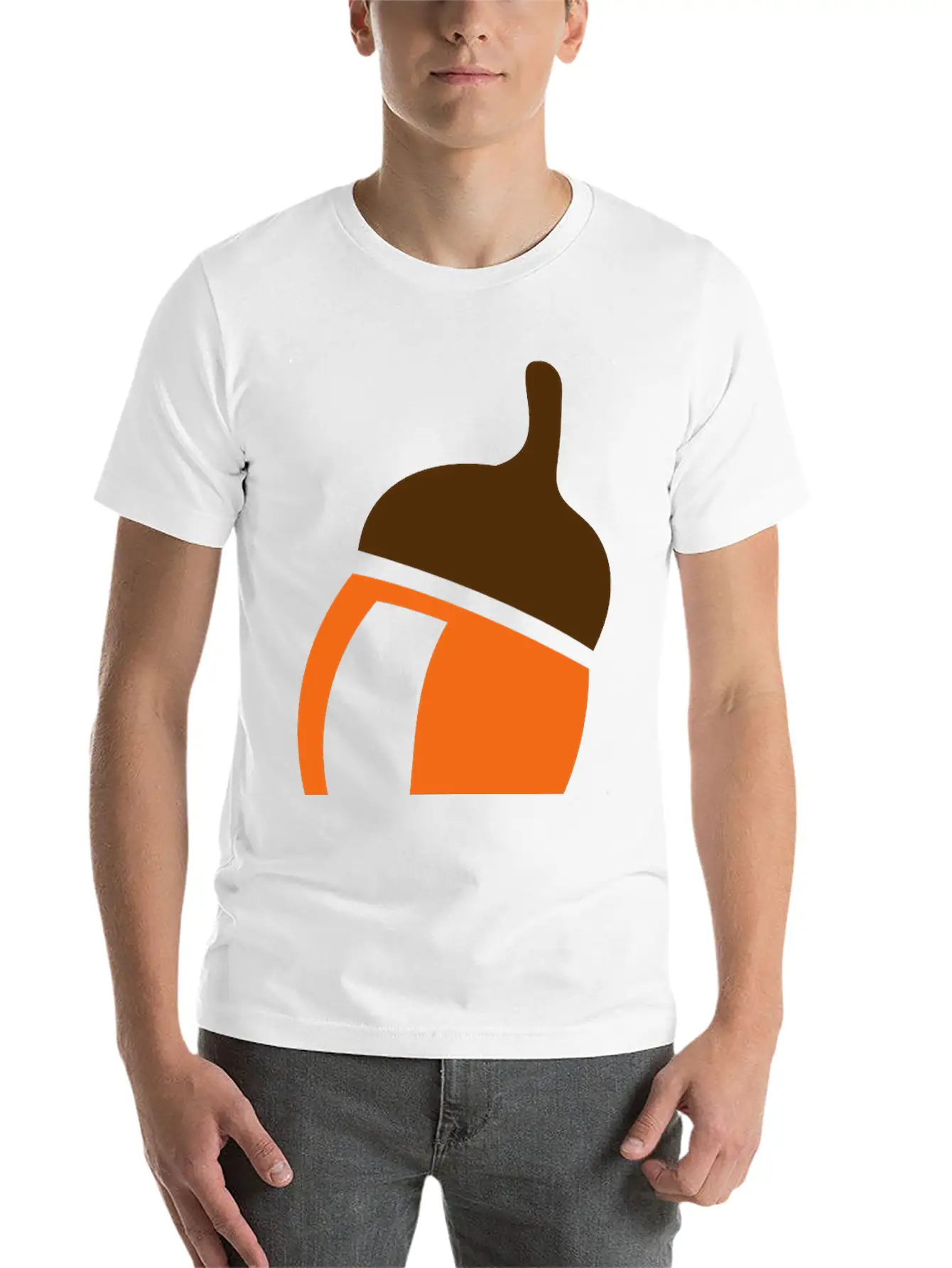 Acorn Oak Tree Squirrel Timeless Short Sleeve Tee – Comfy And Minimalist Design